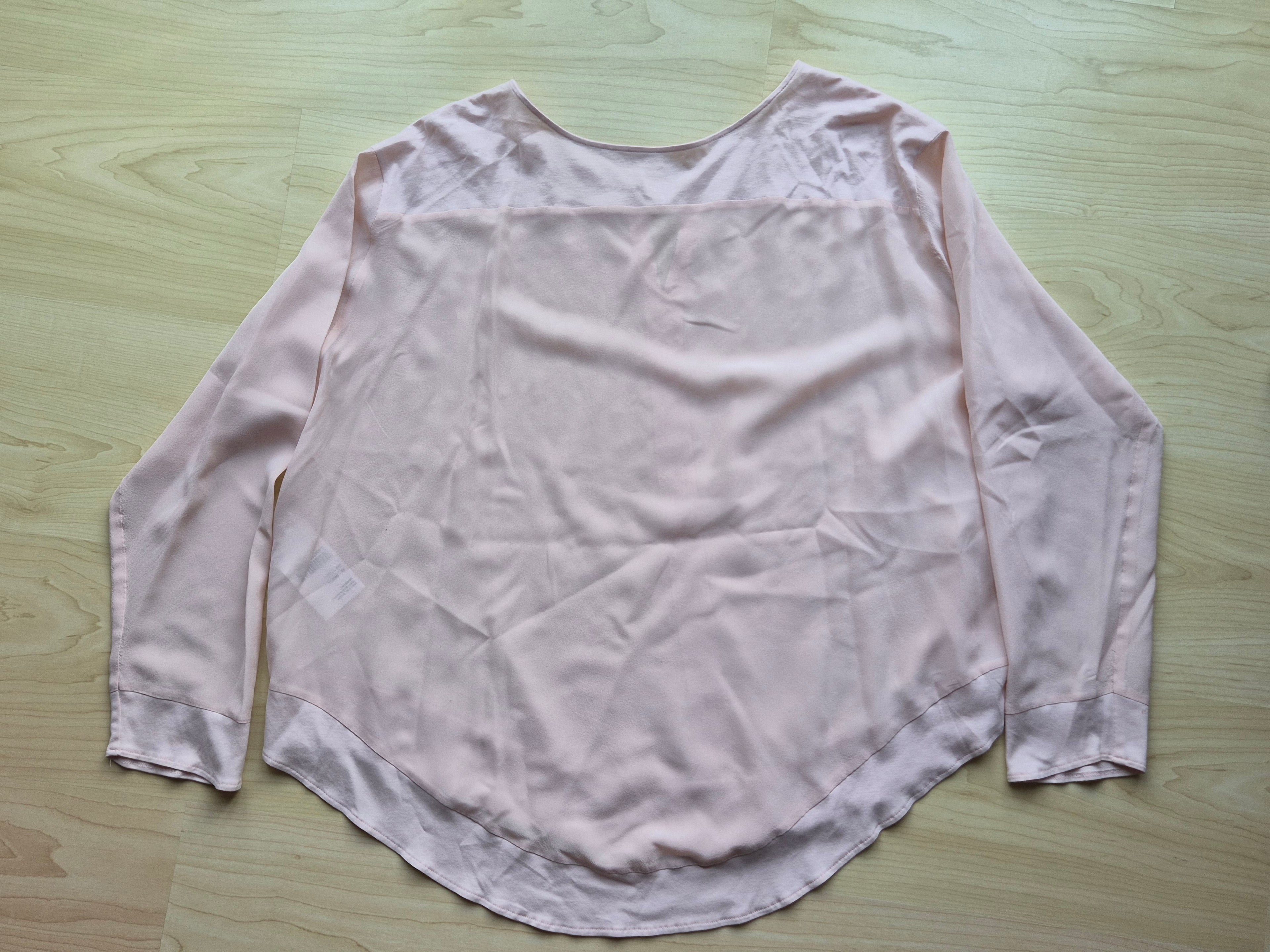 Marc Cain Seidenbluse – Rose, Größe 40, guter Zustand