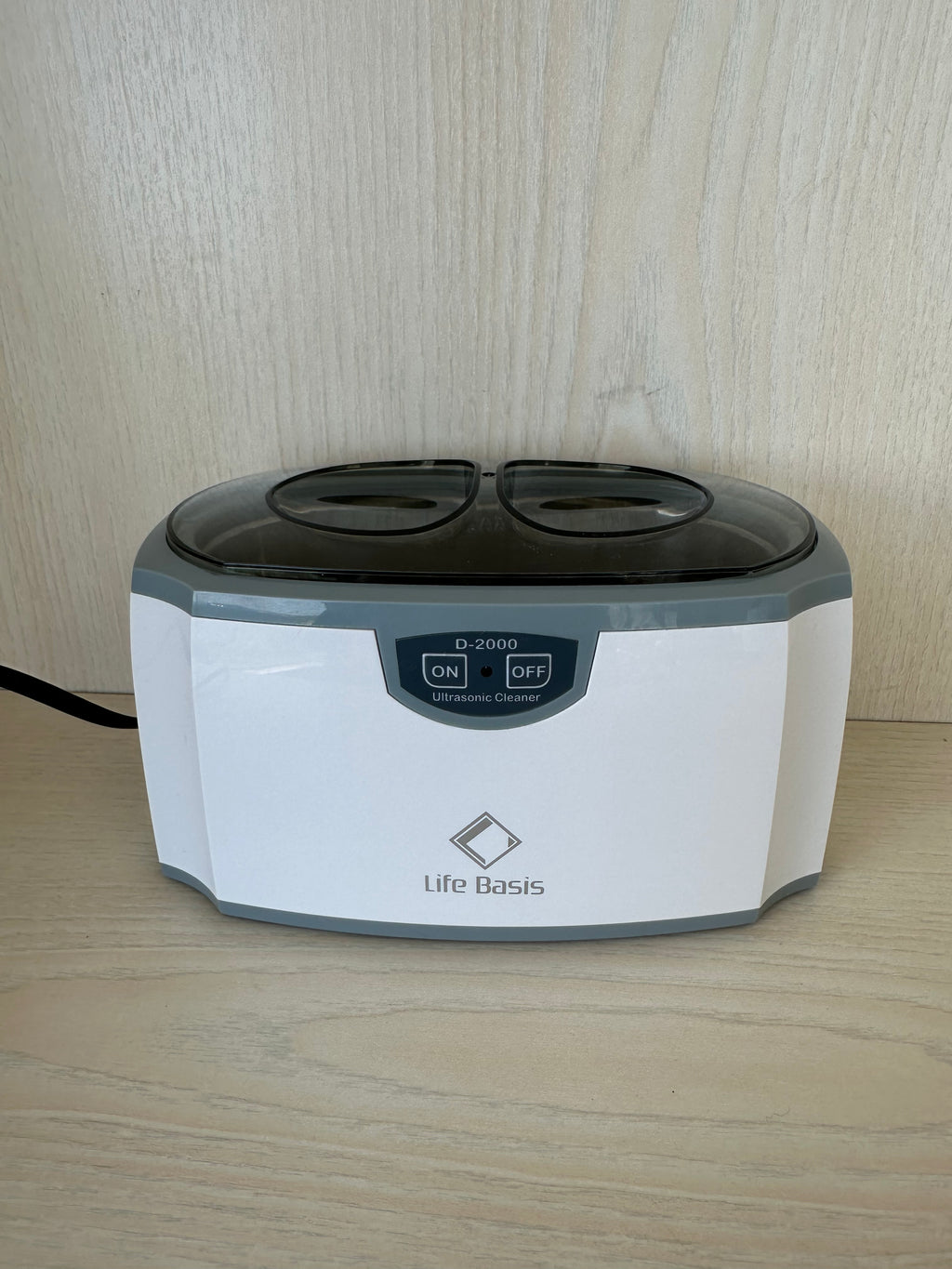 LifeBasis D-2000 Ultraschallreiniger 420ml 30W Weiß/Grau Sehr Gut