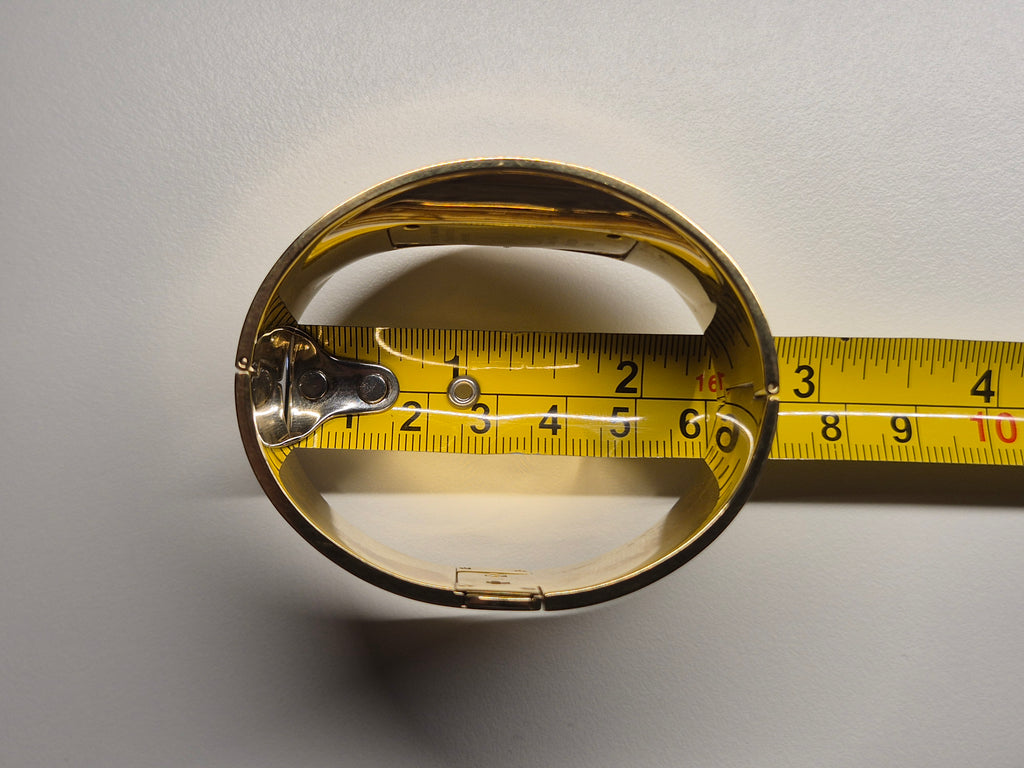 Calvin Klein K34234-00 Damen Cuff Uhr – Edelstahl, Gold, Gut, Batterie nötig