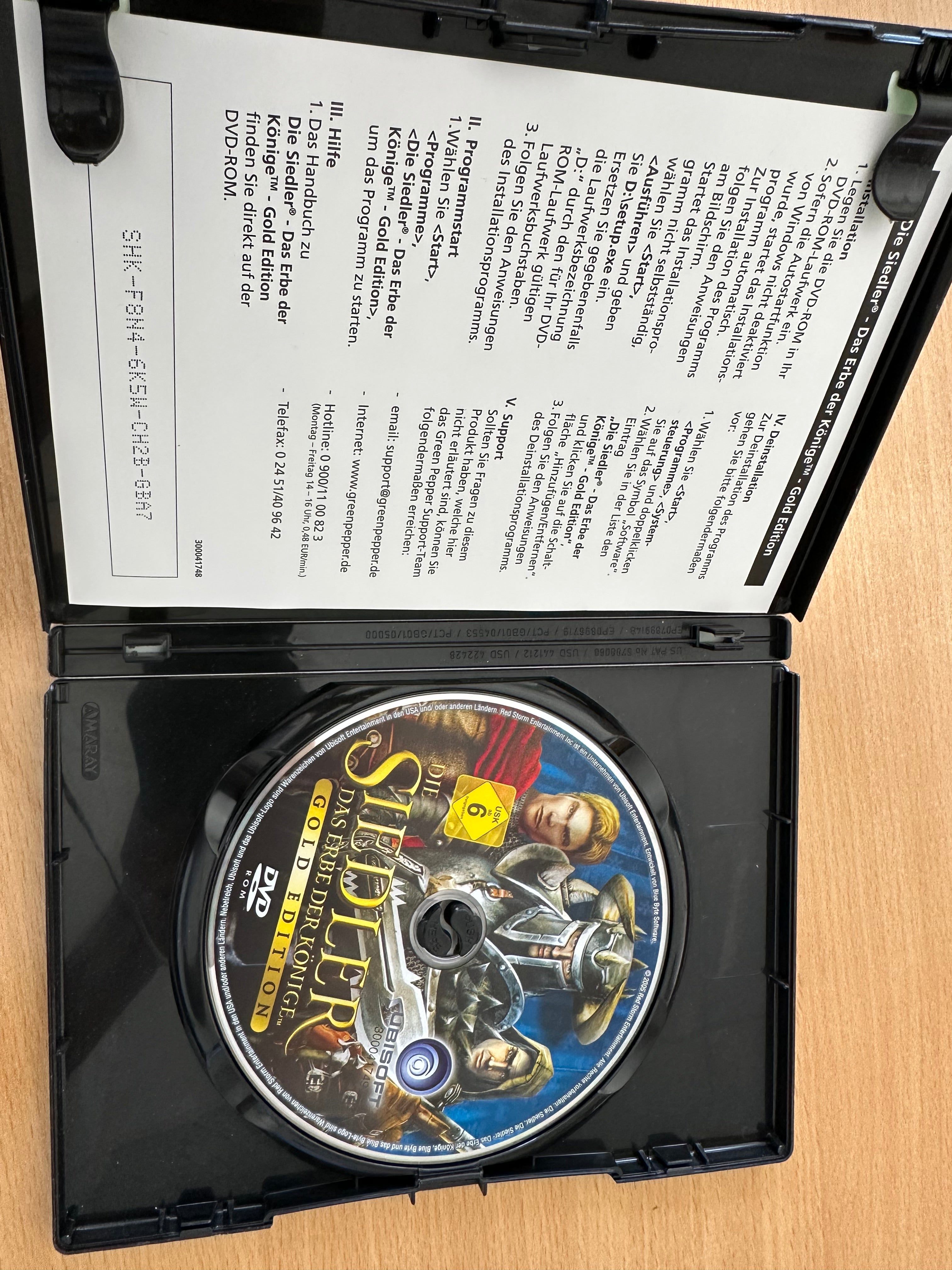 Ubisoft Die Siedler 5 Gold Edition (PC DVD, Green Pepper Case, Good)