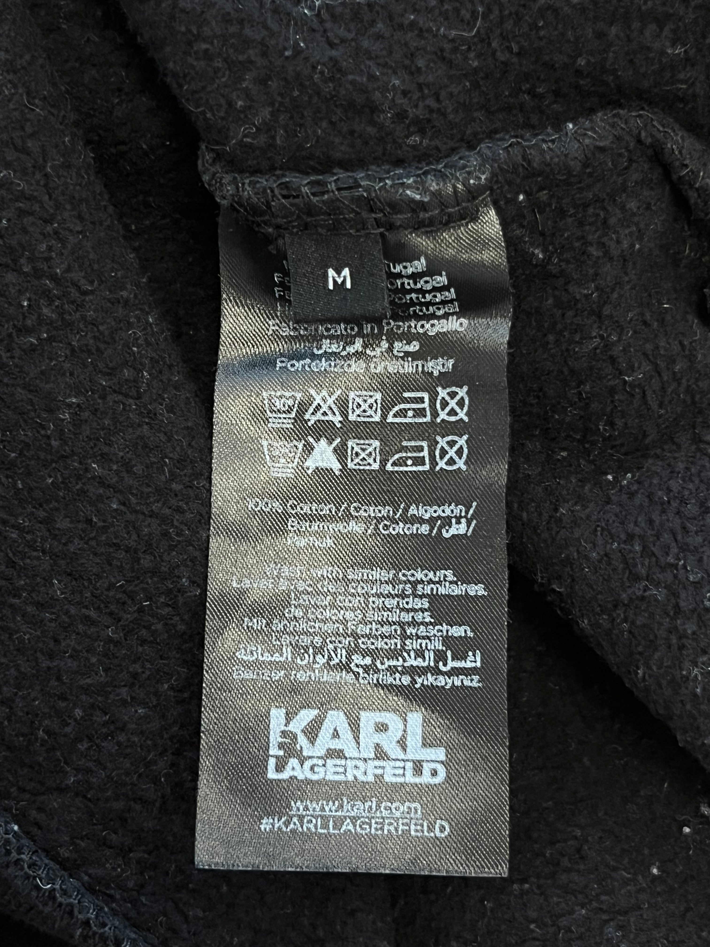 Karl Lagerfeld WE ♥ KARL Sweatshirt, M, Schwarz, 100% Baumwolle, Sehr gut