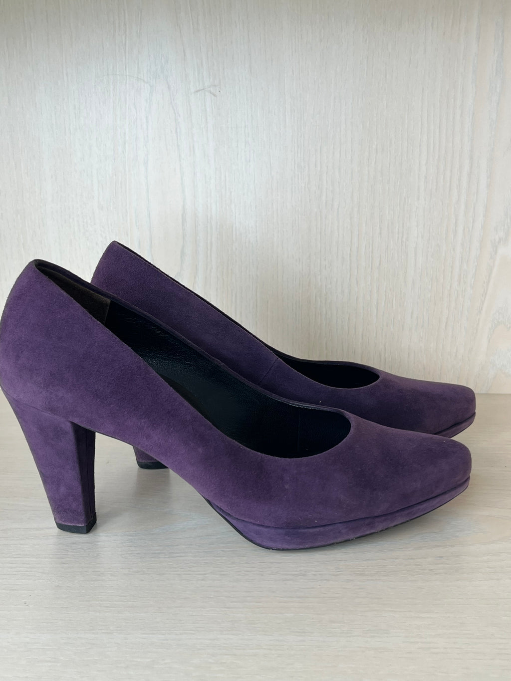 Paul Green Pumps Veloursleder dunkelviolett | EU 39 | sehr guter Zustand