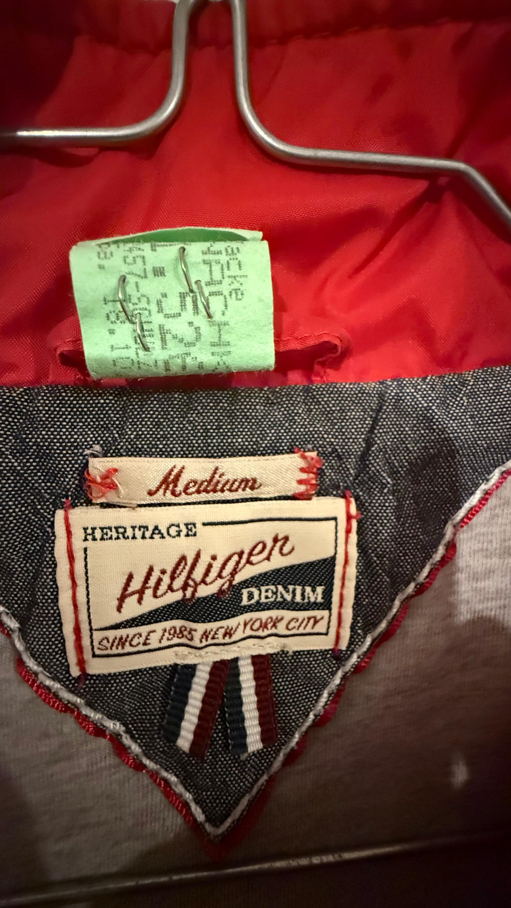 Tommy Hilfiger Heritage Windbreaker Bomberjacke Rot Gr. M Zustand Mangelhaft