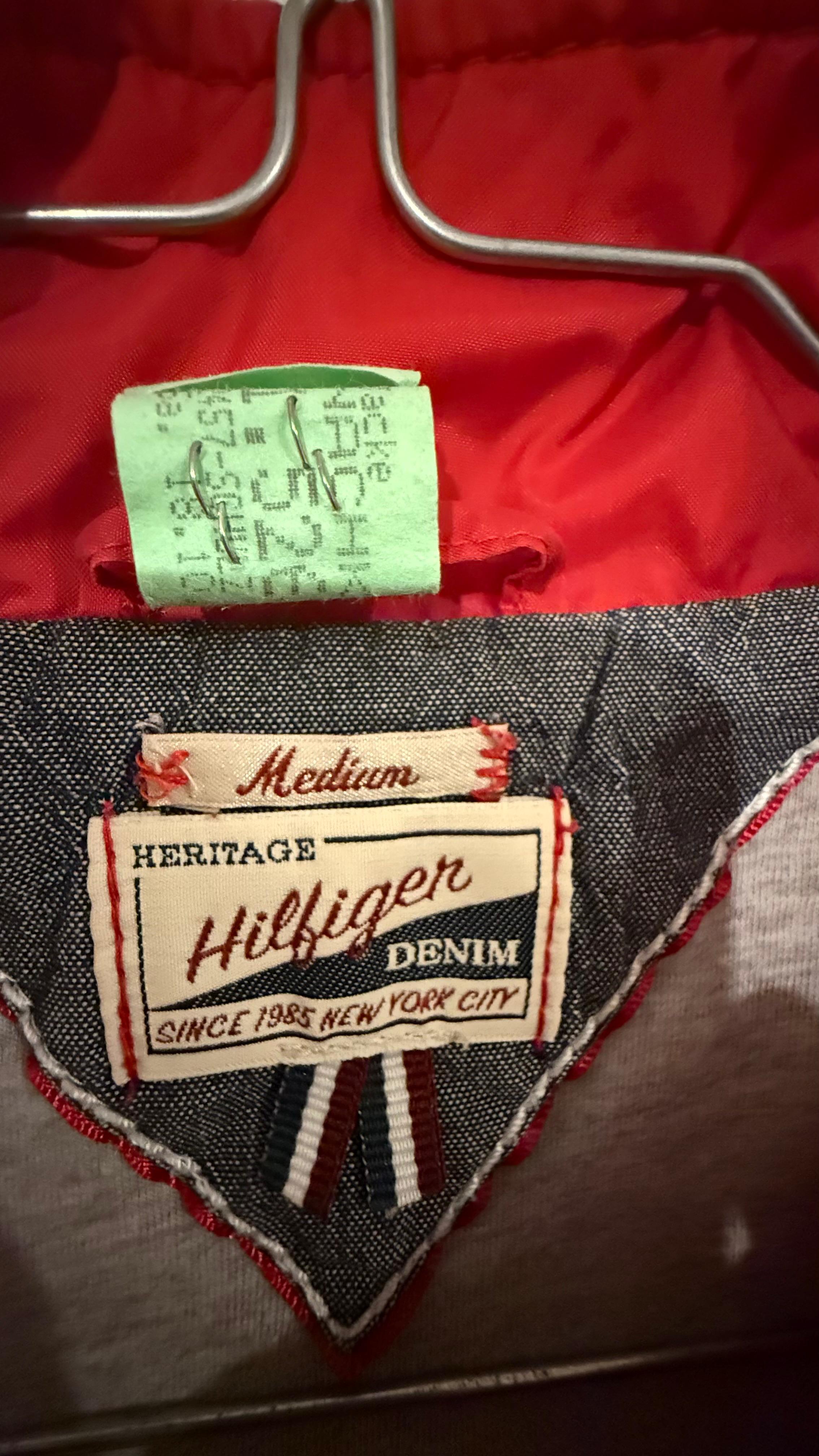 Tommy Hilfiger Heritage Windbreaker Bomberjacke Rot Gr. M Zustand Mangelhaft