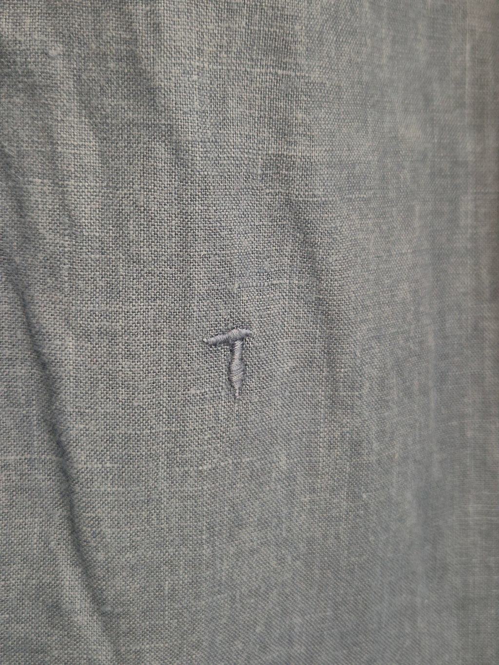 Trussardi Women's Linen Shirt Blue IT 42 / EU 38 Good Condition