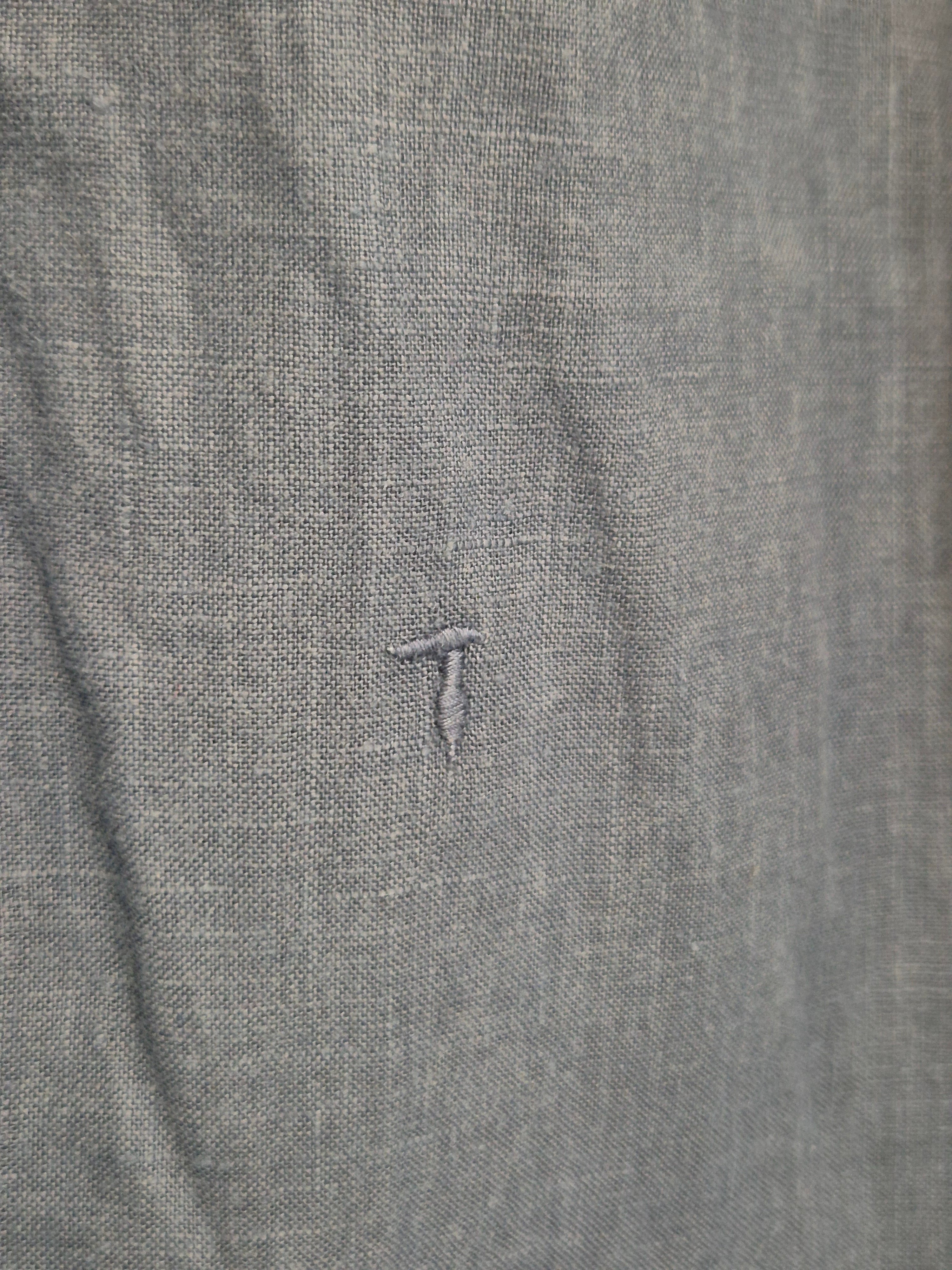 Trussardi Women's Linen Shirt Blue IT 42 / EU 38 Good Condition
