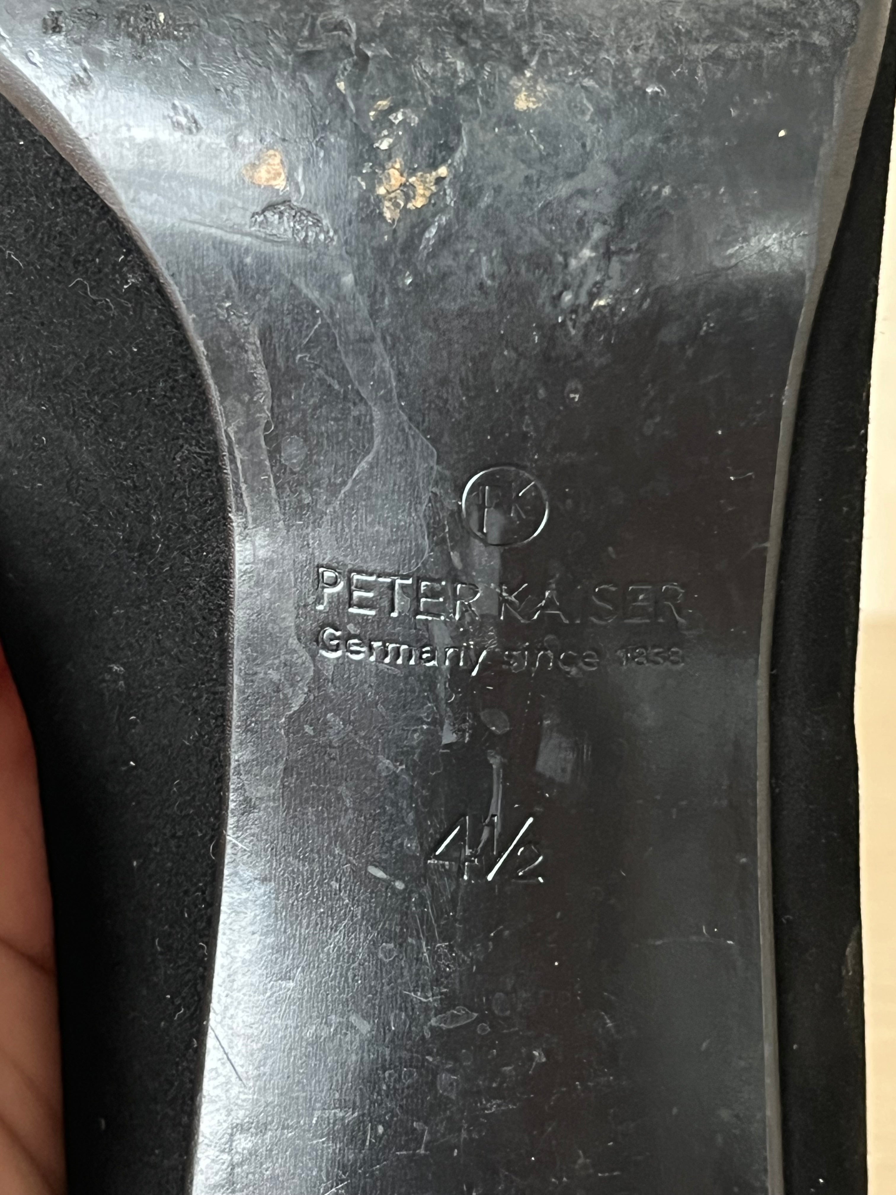 Peter Kaiser Pumps – Schwarz, Wildleder, Gr. 37,5, Guter Zustand