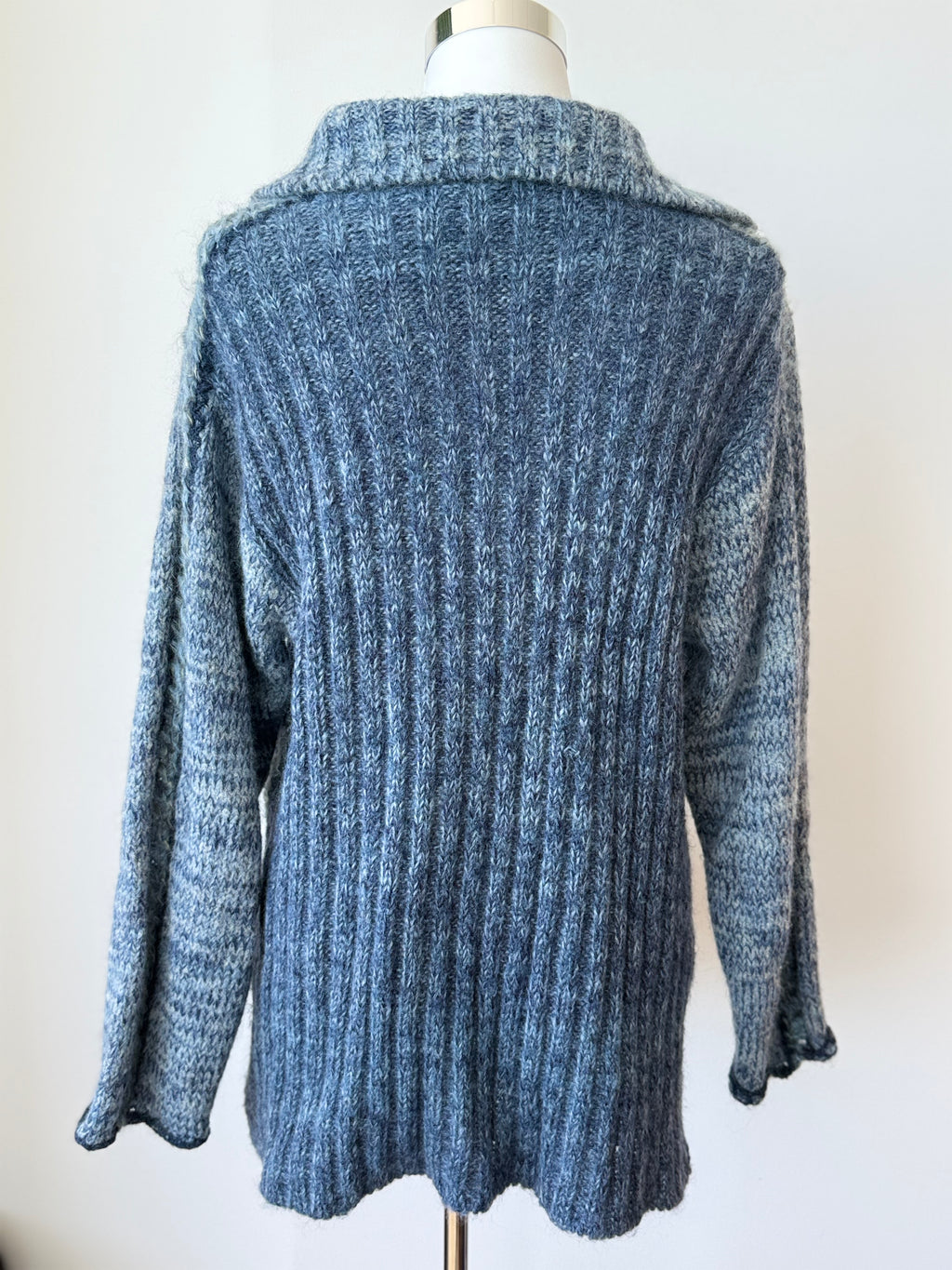 Roberto Cavalli Patchwork Mohair Cardigan XL Multicolor – sehr guter Zustand