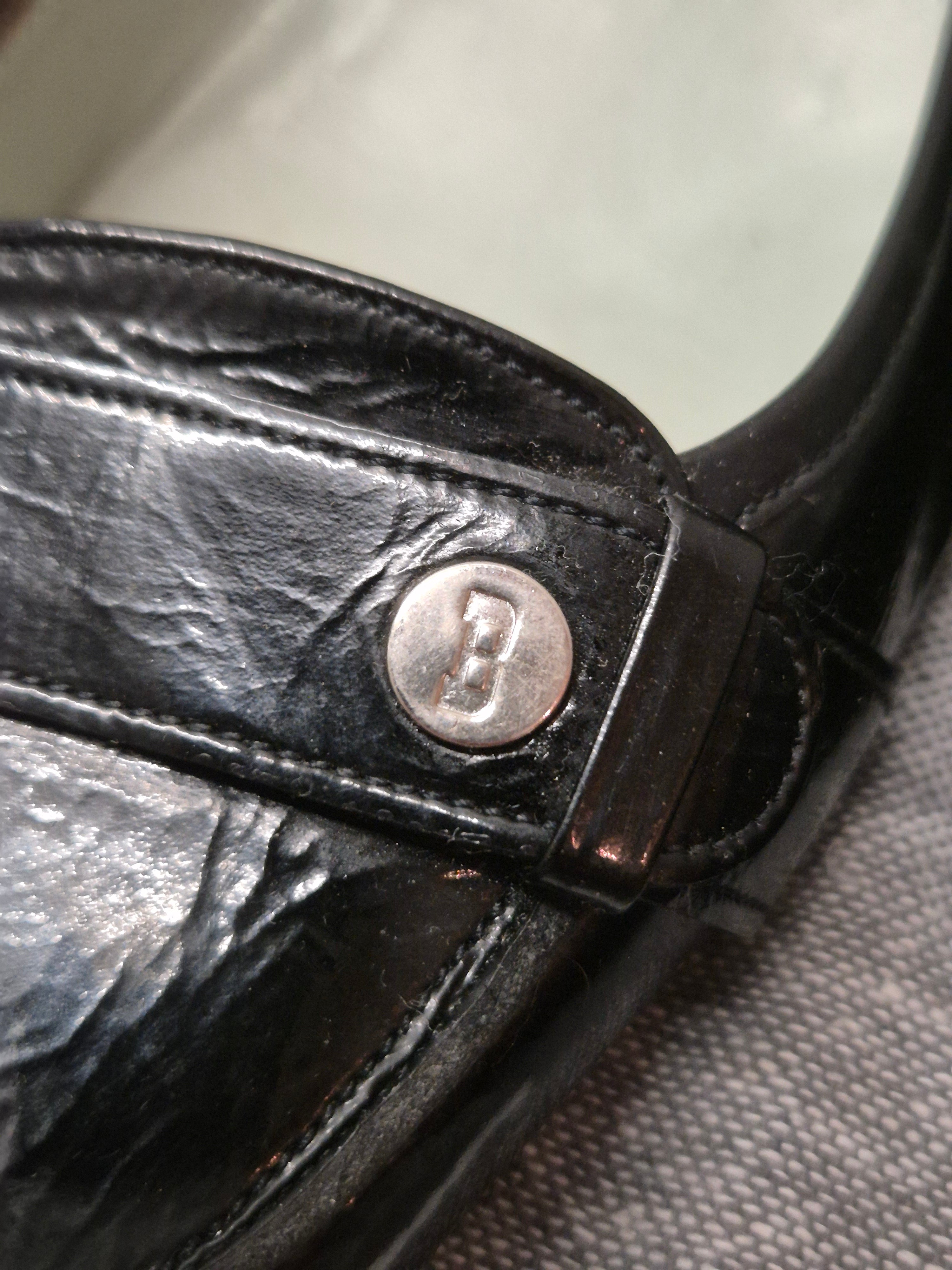 Sigerson Morrison Beya Loafer Lackleder Schwarz, Gr. 38, Gebraucht