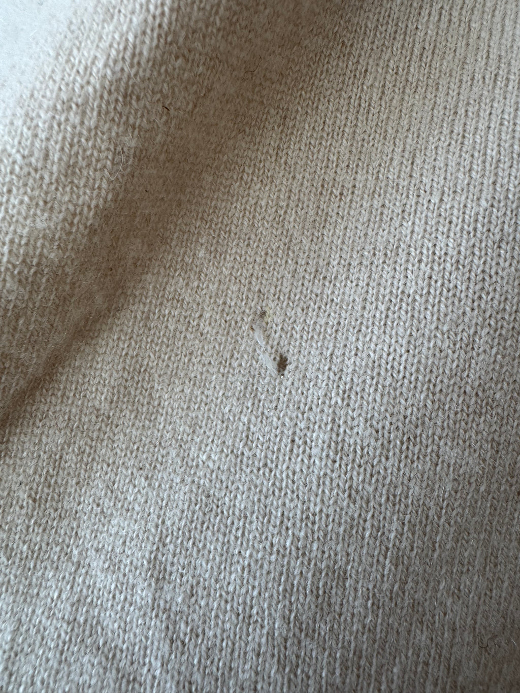 Otto Kern 100% Kaschmir V-Ausschnitt Pullover Gr. 48 (M/L) Beige, guter Zustand