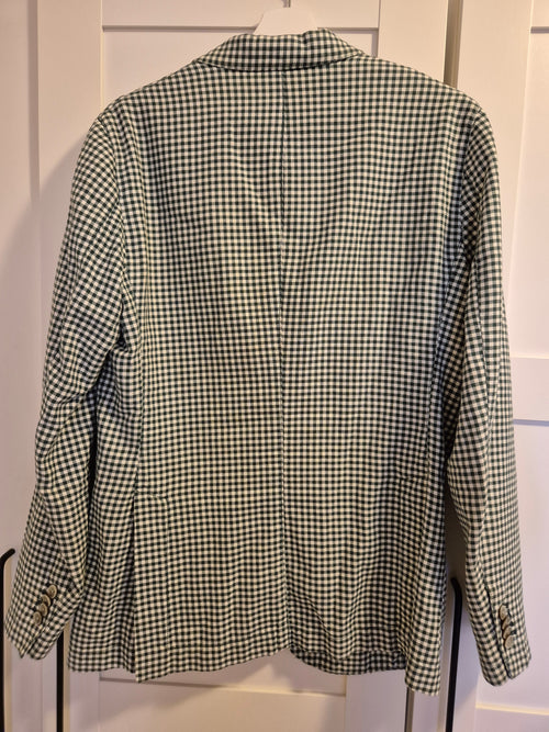 AT.P.CO Herren Blazer Grün/Weiß | EU 50 (L) | Baumwollmix | Gebraucht