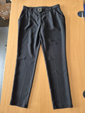 Hôtel Particulier Plisseehose mit Gürtel – Schwarz, Gr. 40, Wie Neu
