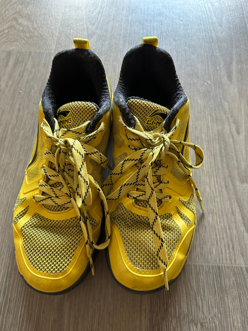 Li-Ning Arc Ace Laufschuhe – EU 39 – Gelb – Zustand: Gut