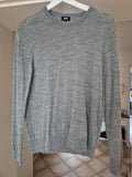 Uniqlo Extra Fine Merino Wool Crew-Neck Sweater Men’s S Gray, Normal Use