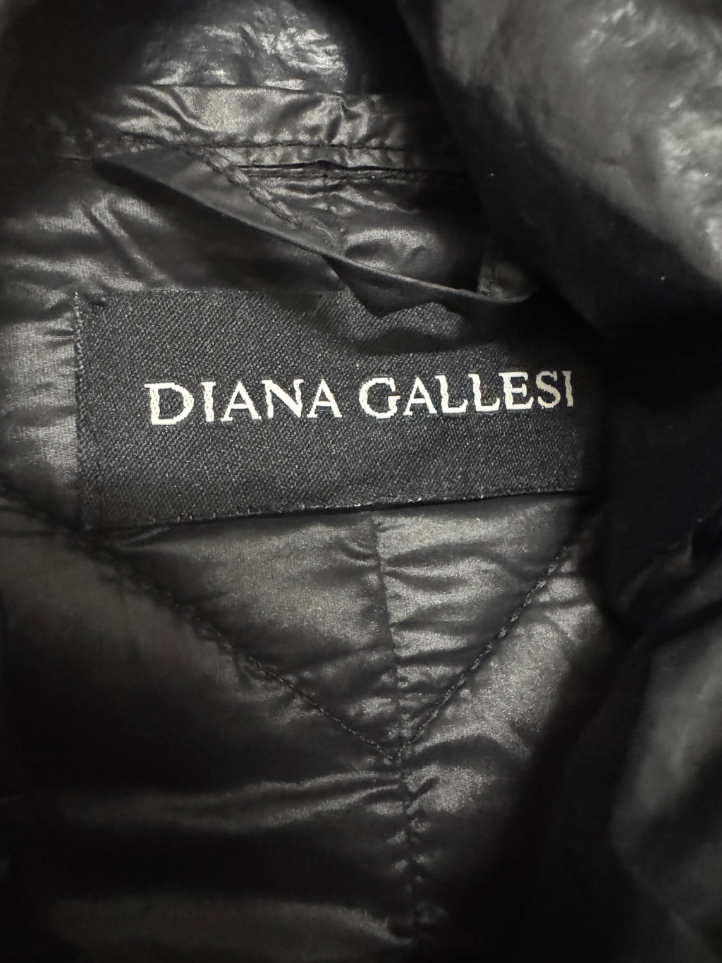 Diana Gallesi Women’s Quilted Jacket M Blue/Black – Lightweight, Normal Use