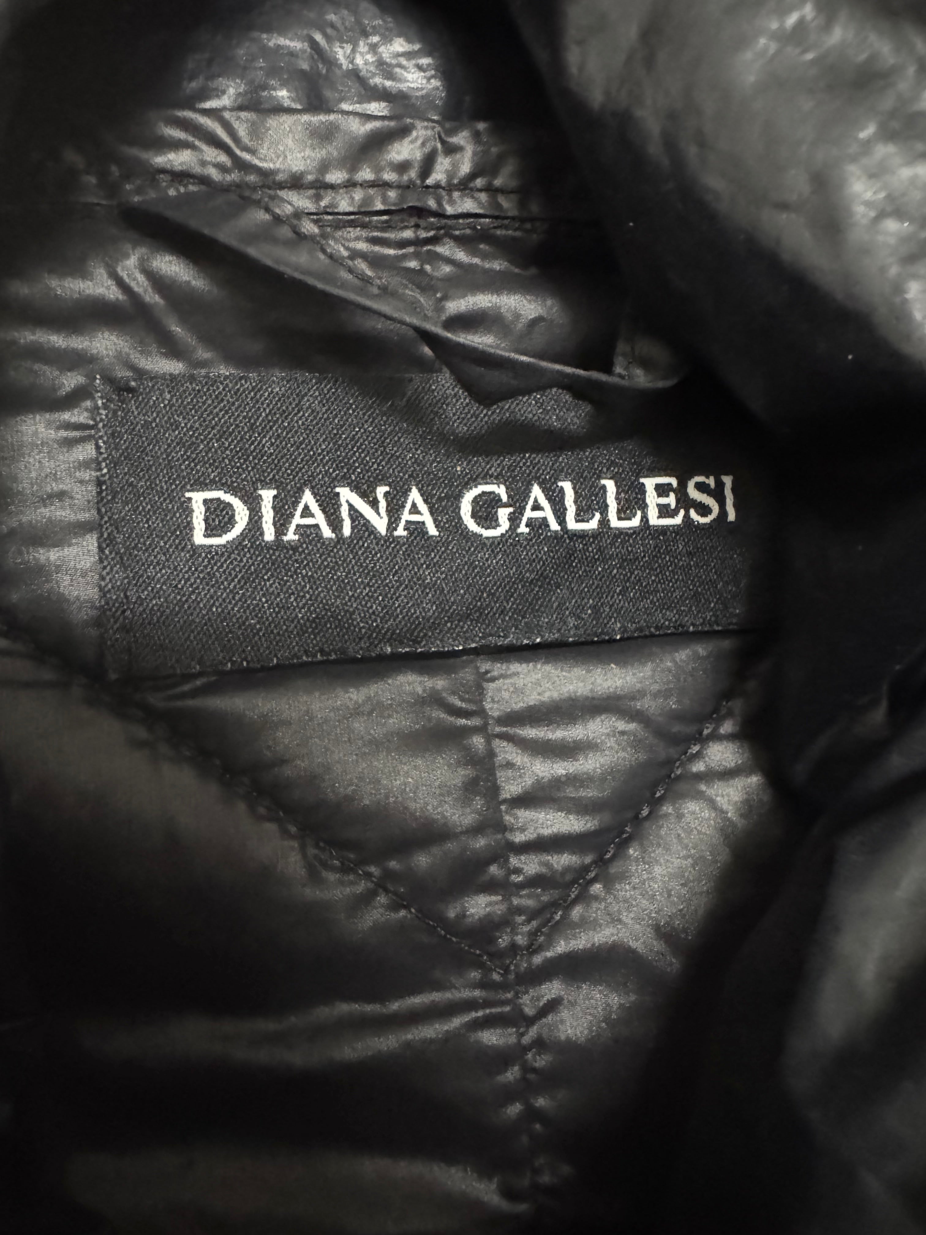 Diana Gallesi Women’s Quilted Jacket M Blue/Black – Lightweight, Normal Use