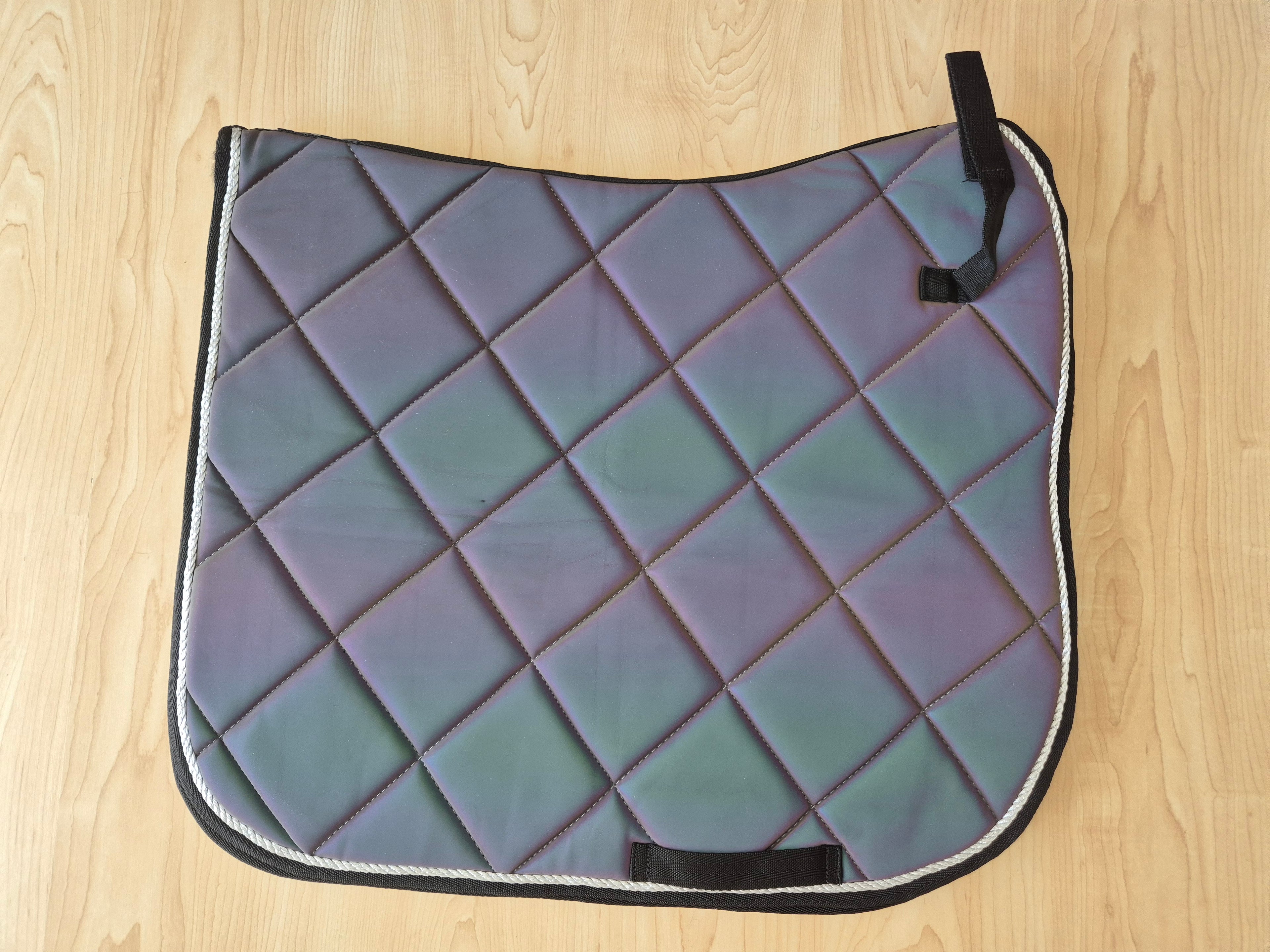 Punk Ponies Dressage Saddle Pad, Holographic, Standard, Very Good Condition
