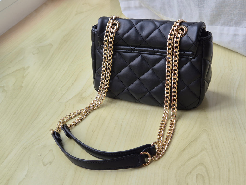 Valentino Bags „Ocarina Mini“ Schultertasche, schwarz, wie neu, 20x14x8 cm