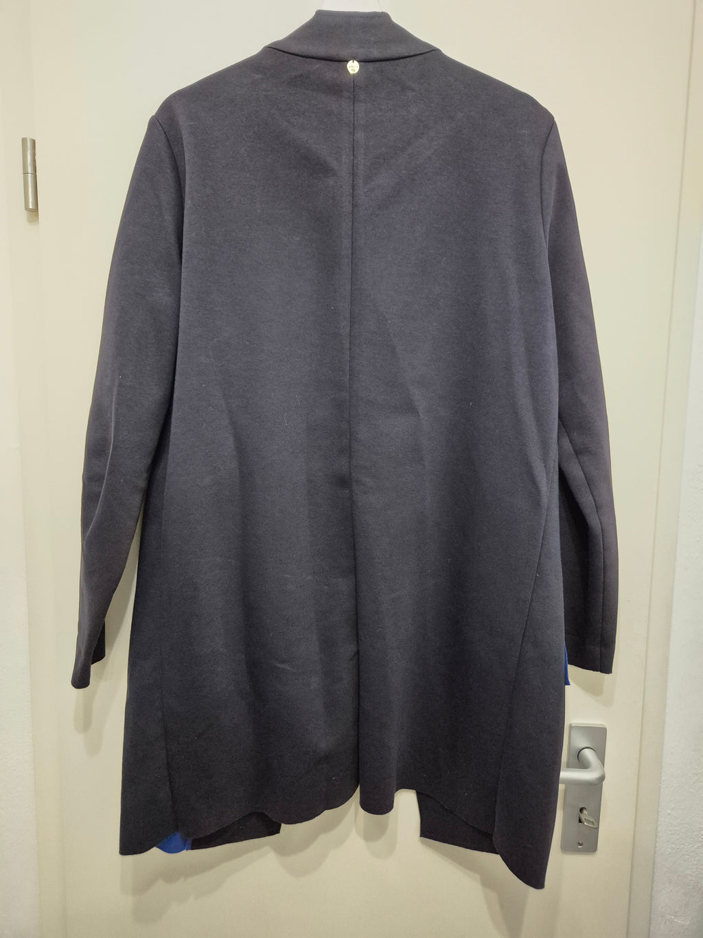 Rich & Royal Mantel, Gr. L, dunkelgrau/blau, verziert, guter Zustand