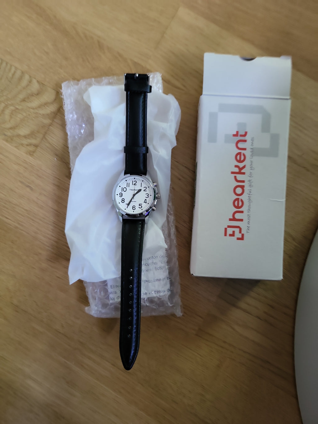 Hearkent G512 Analogue Talking Wrist-Watch, 42mm, English Voice, Very Good