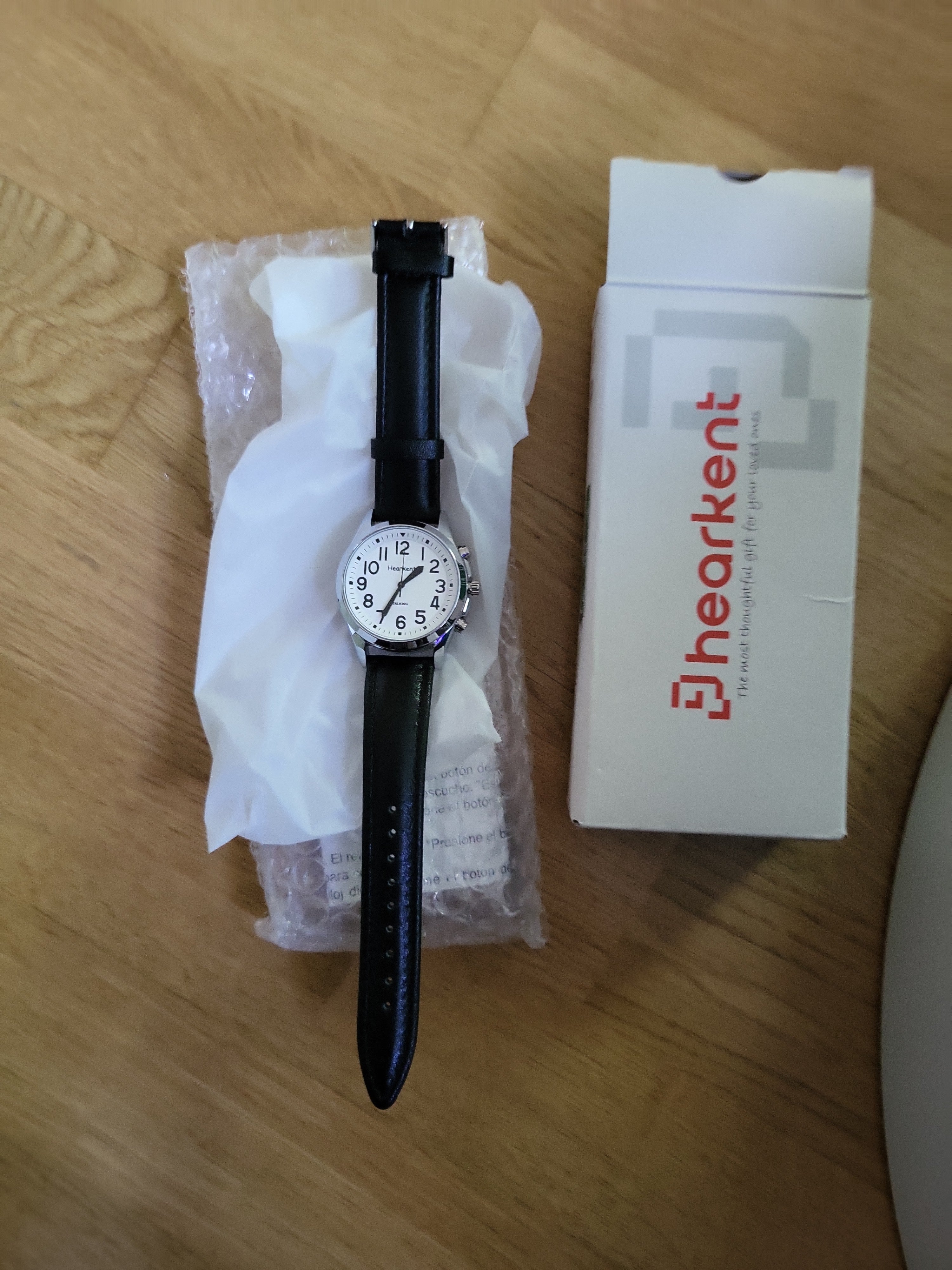 Hearkent G512 Analogue Talking Wrist-Watch, 42mm, English Voice, Very Good