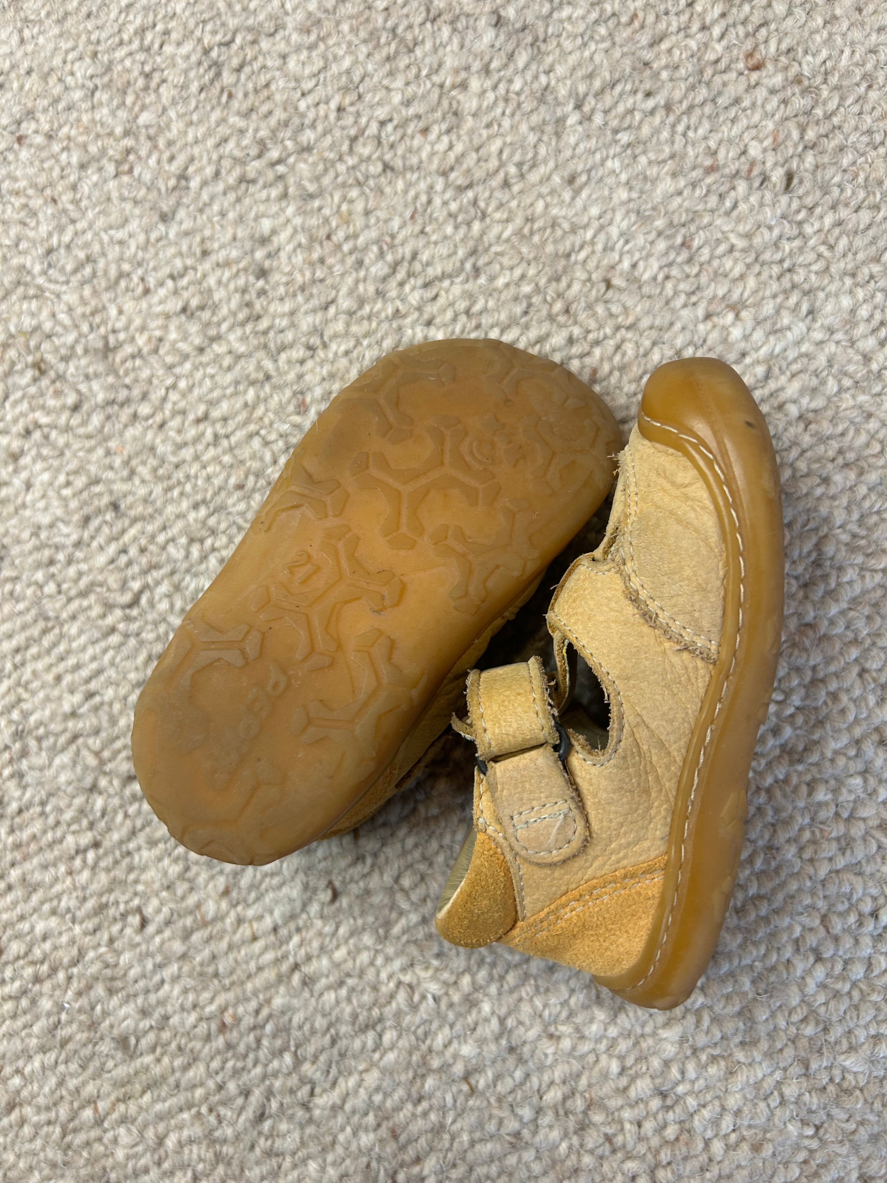 Ricosta Pepino Costa Sandalen geschlossen EU 21 Maisgelb Leder gebraucht
