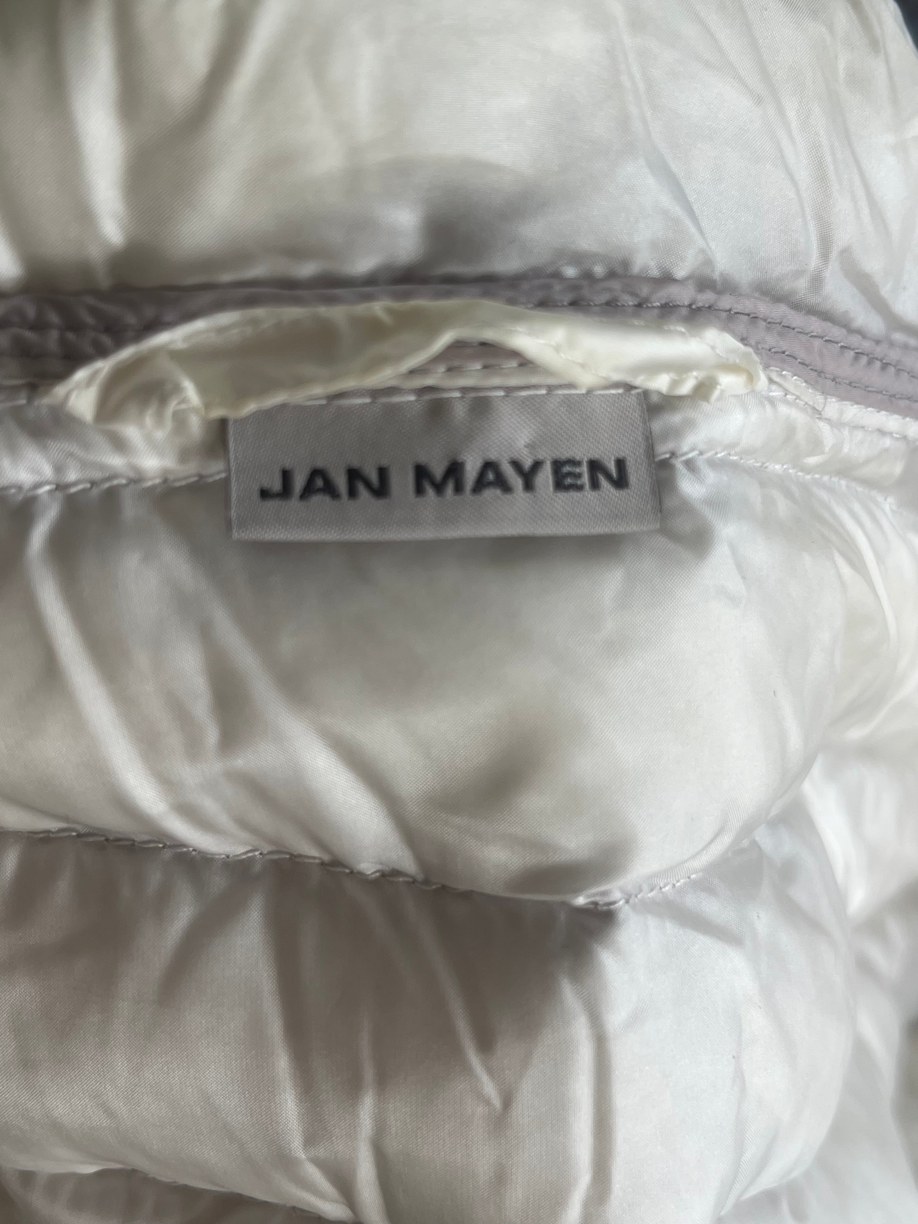 Jan Mayen Women's Lightweight Down Jacket, White, L, Collarless, Good Condition