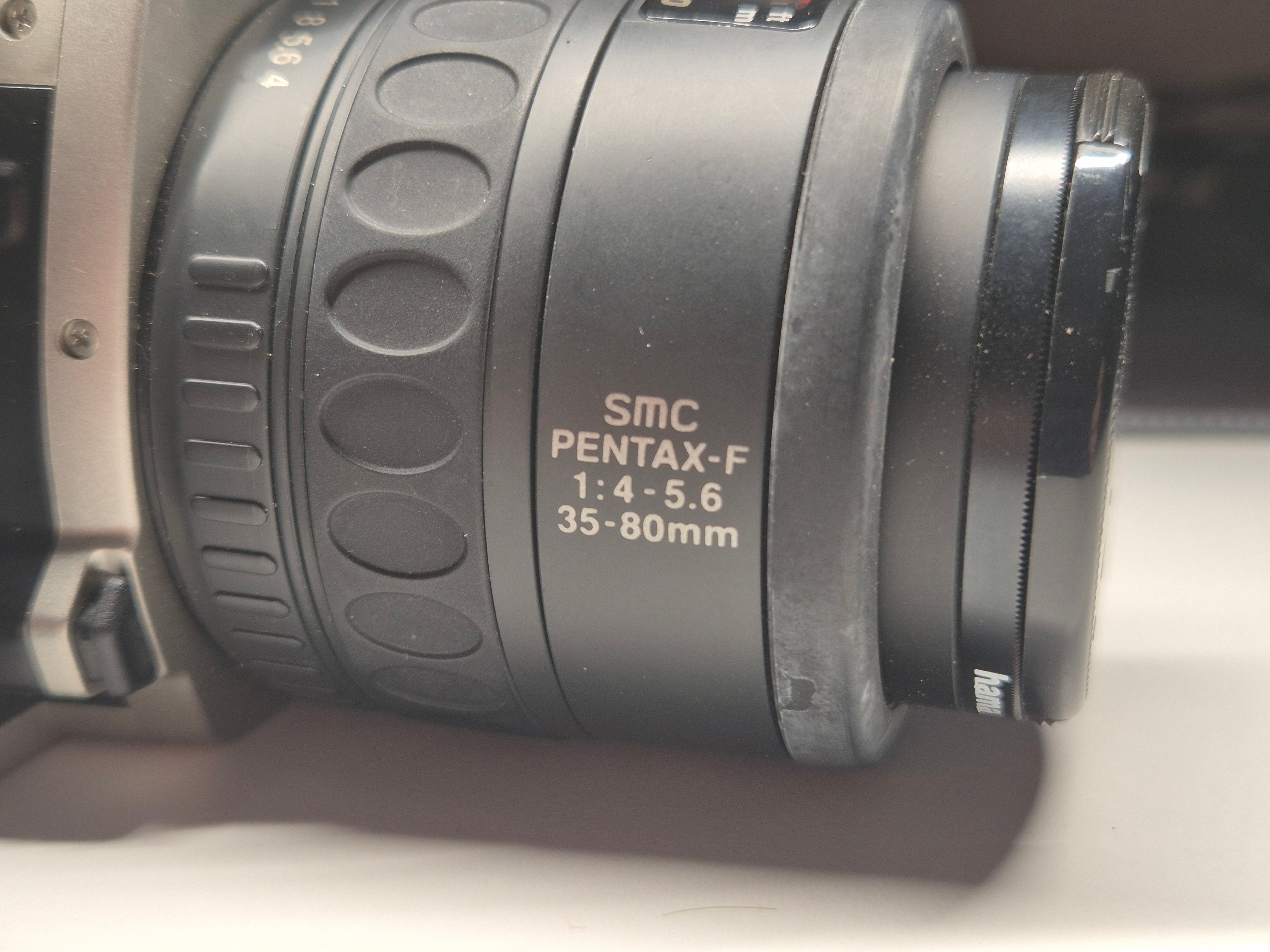 Pentax MZ-50 35mm SLR Silber mit 35-80mm Objektiv, Tasche & Anleitung – VGC
