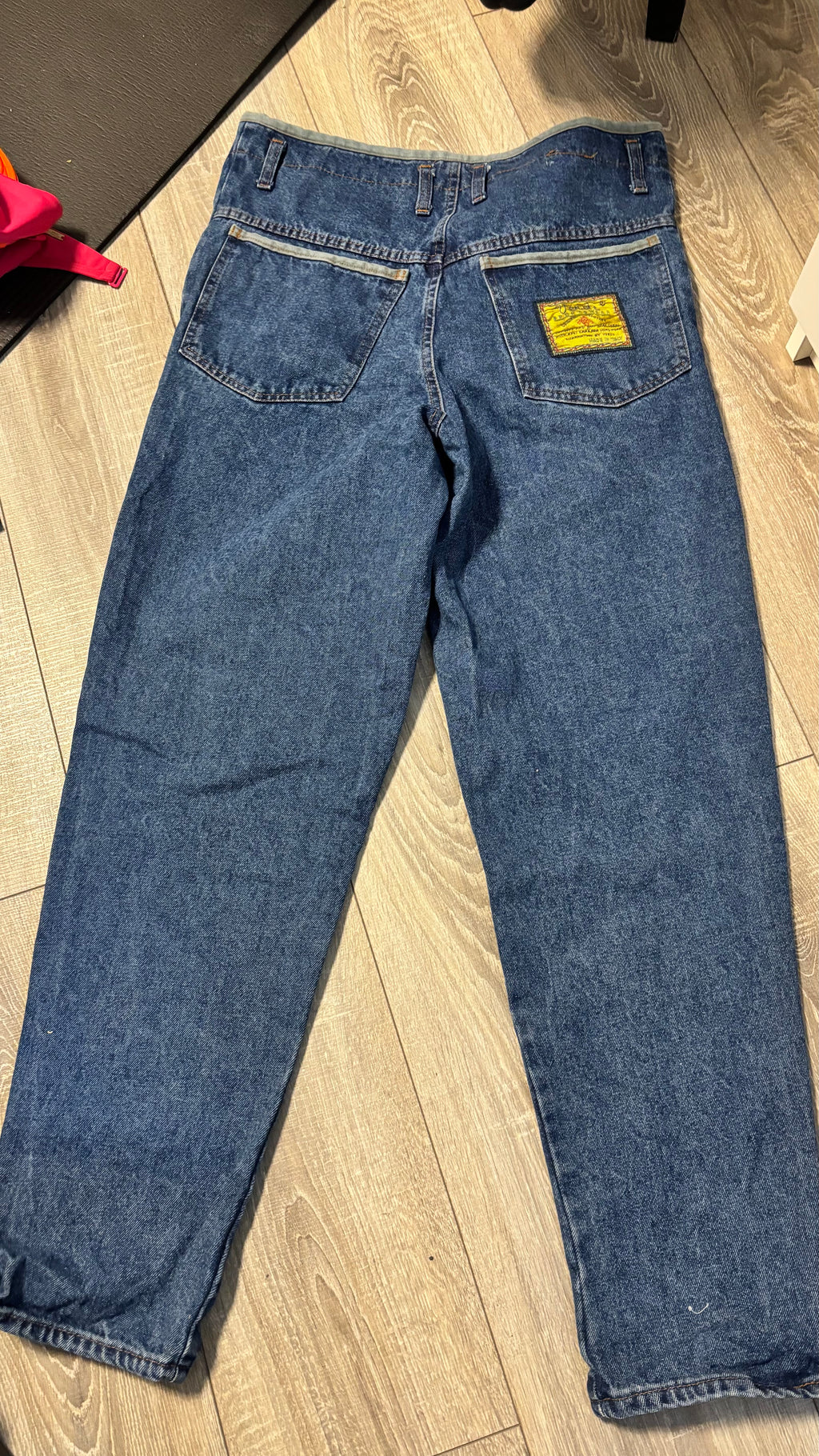 Verde Sport Jeans Blau High-Waist Tapered IT 40/W27 Sehr Gut