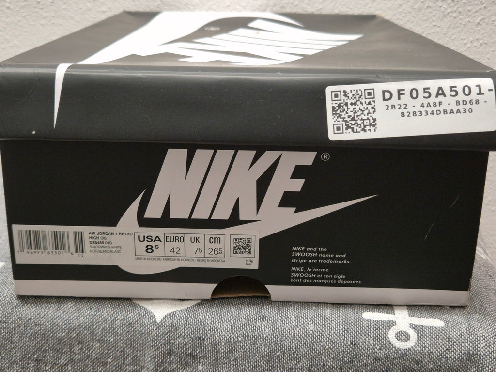 Nike Air Jordan 1 High 85 Black/White | EU 42 | OG Box | Very Good Condition