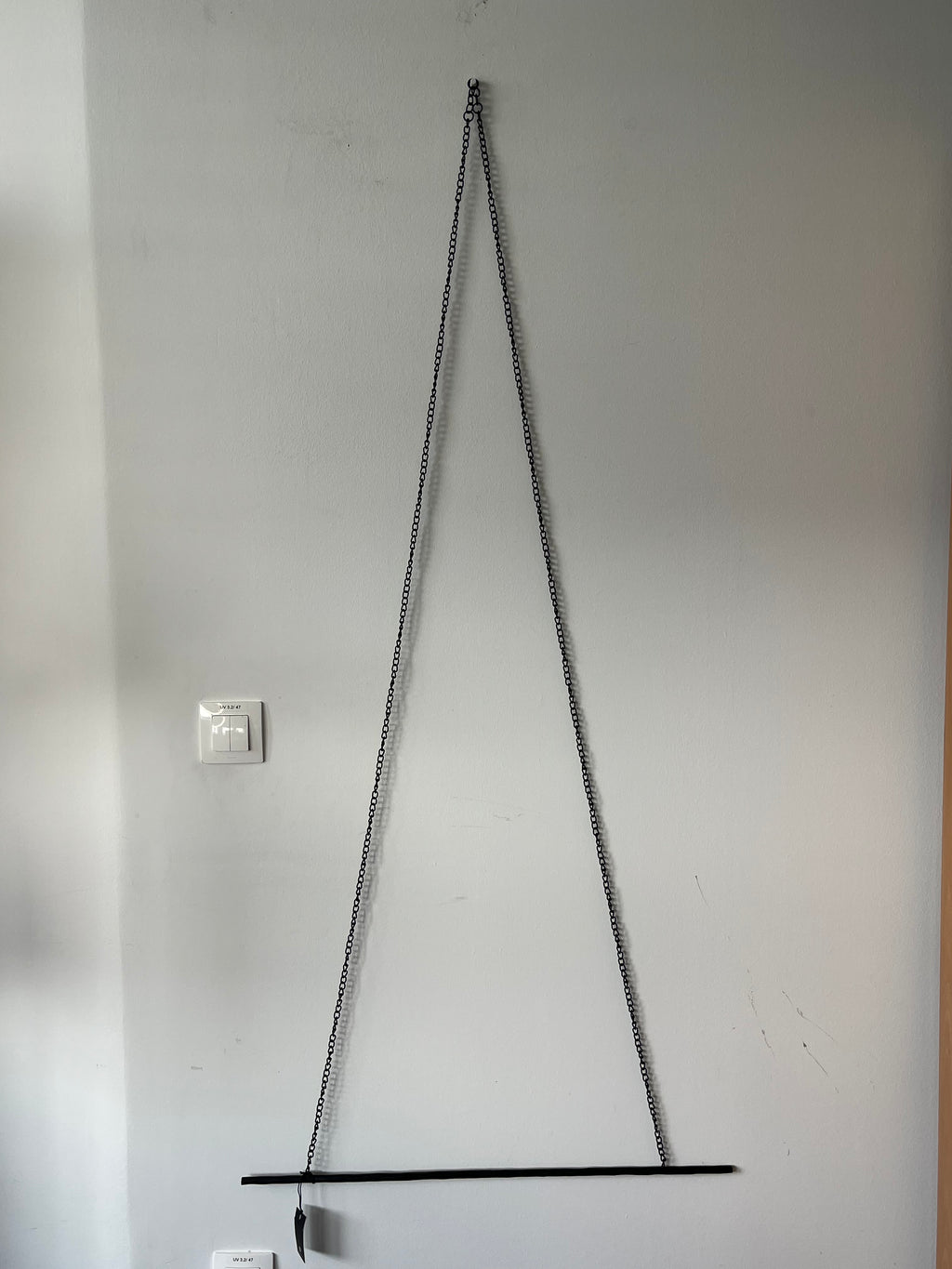 House Doctor Nicky Deko Stab Schwarz Metall 70x150cm Wie Neu
