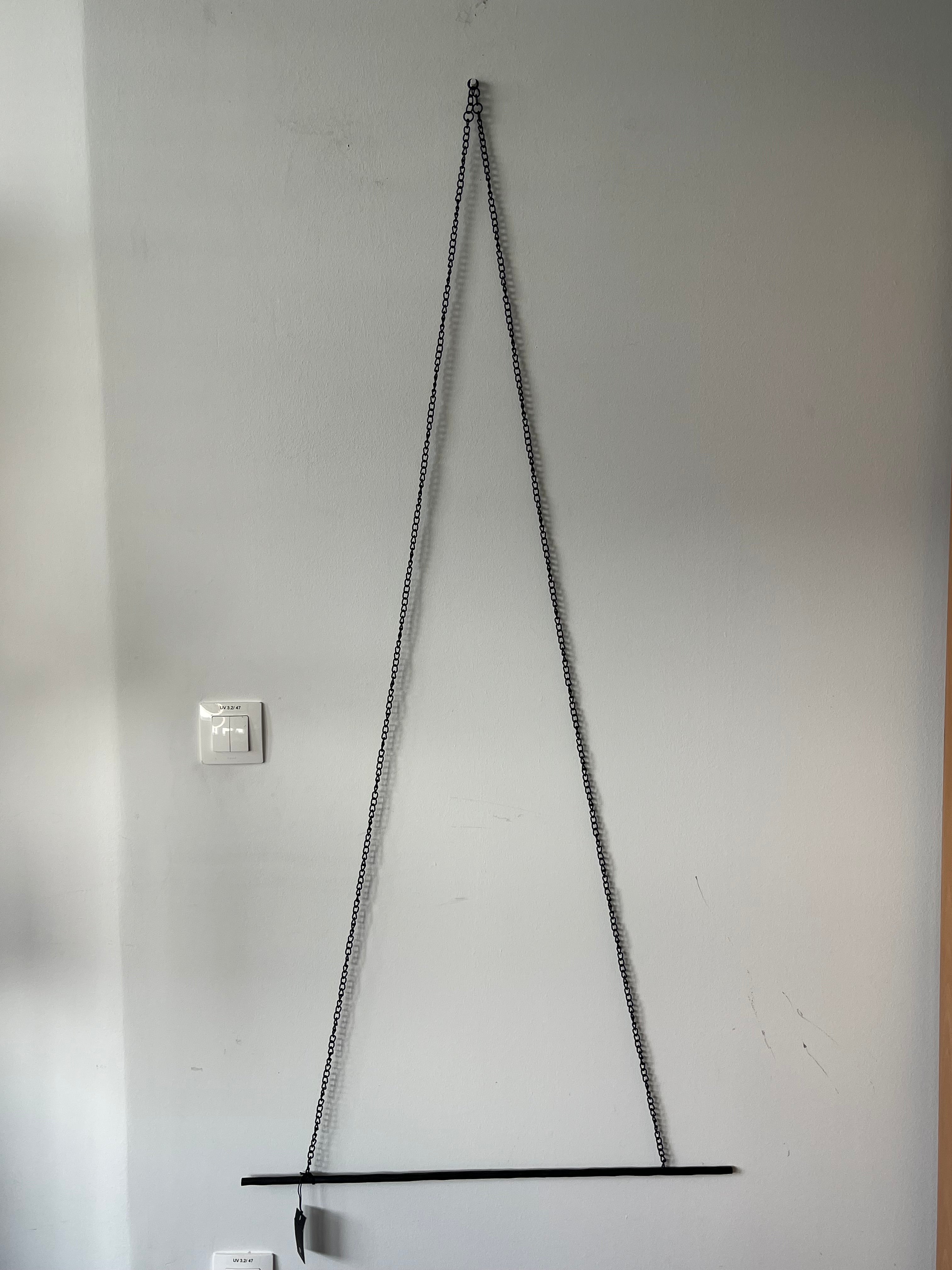 House Doctor Nicky Deko Stab Schwarz Metall 70x150cm Wie Neu