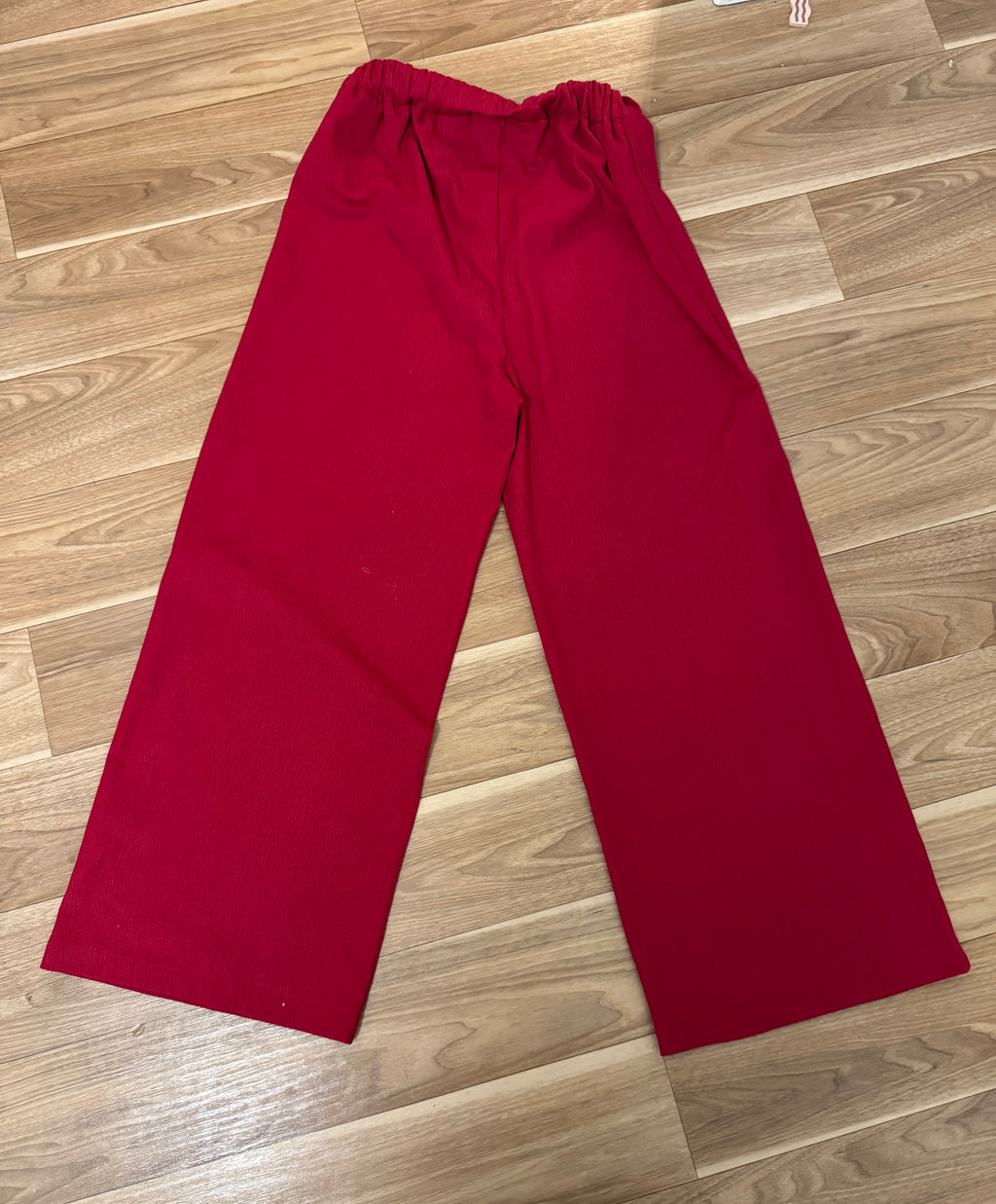Melike Tatar 2-Piece Set – Blouse & Trousers – Size 1 – Red – Good Condition
