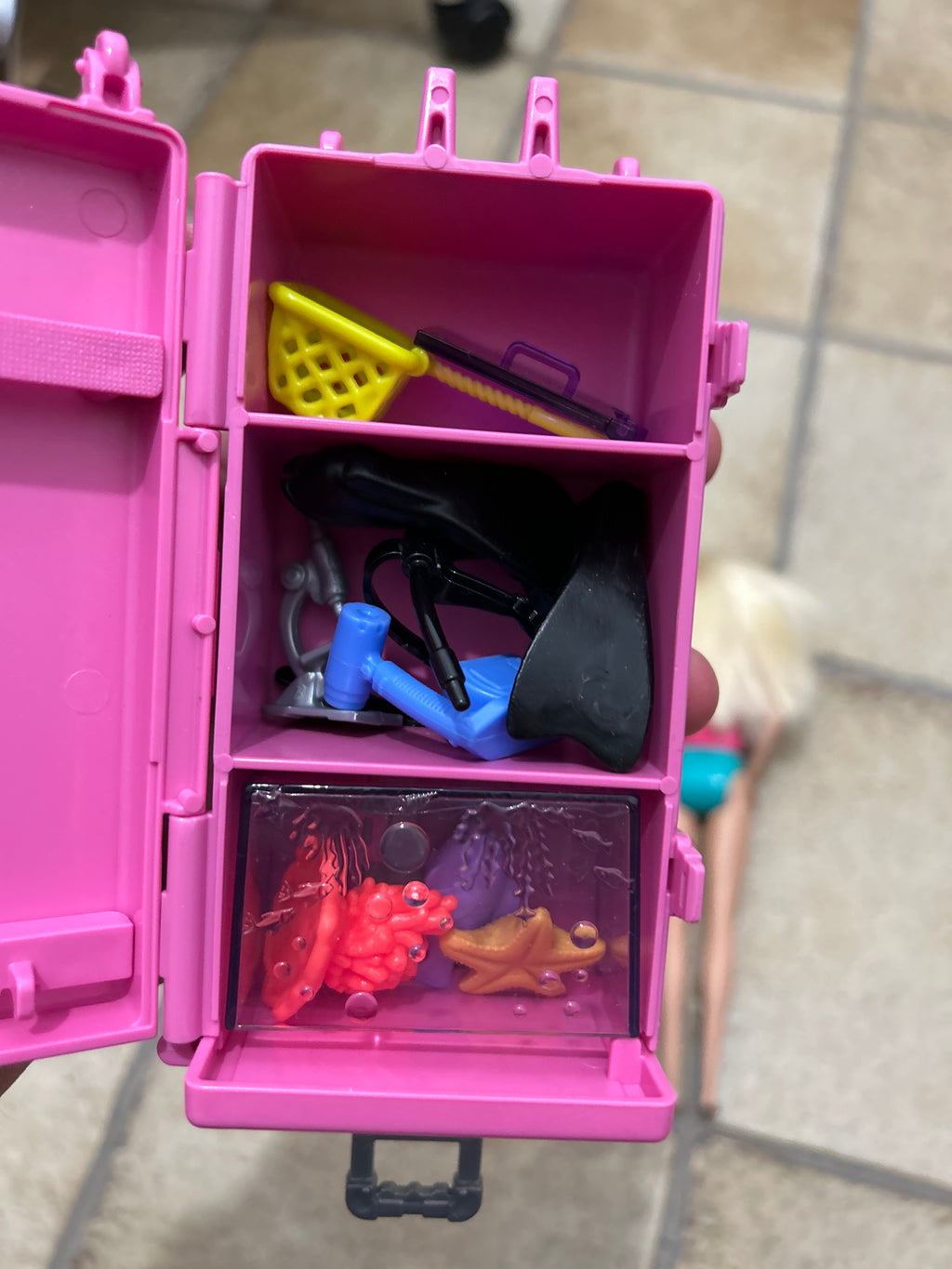Barbie Marine Biologist Doll Set, 30 cm, Multicolor, Good Condition, Accessories