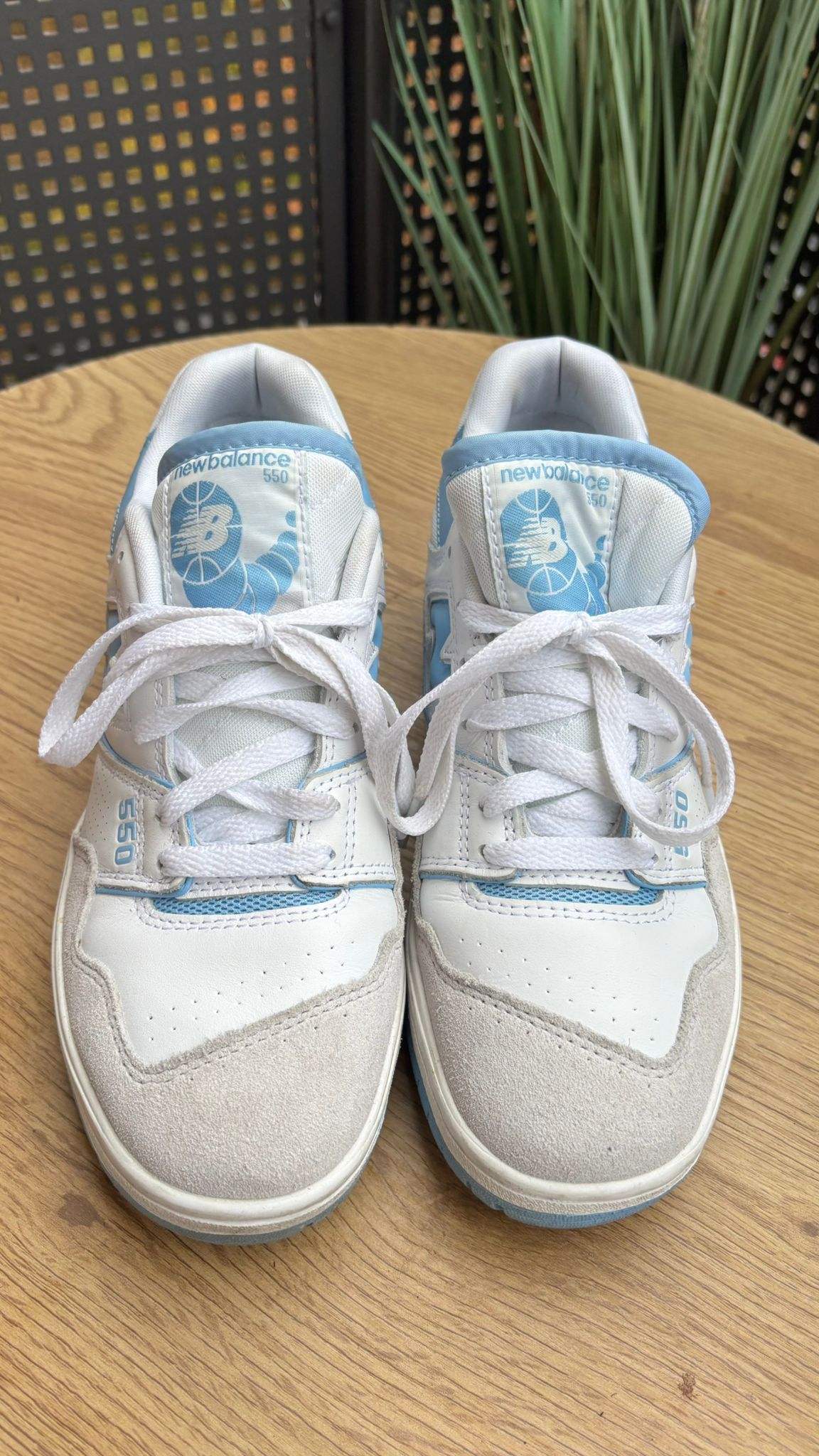 New Balance 550 “University Blue” Sz 40 White/Blue – Good Condition