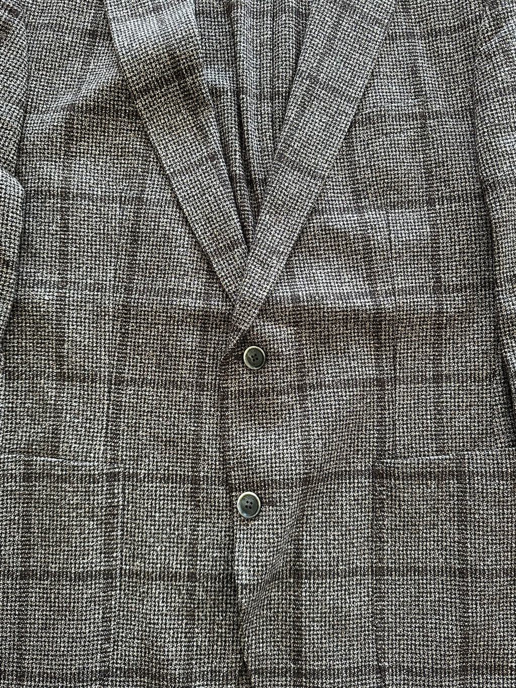 JOOP! Slim Fit Wool Blazer – Brown Plaid – Size 54 – Like New