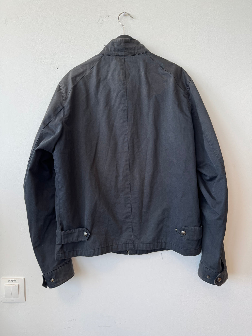 Belstaff Temple Herren Wachsjacke UK 40 Schwarz Zustand Gut