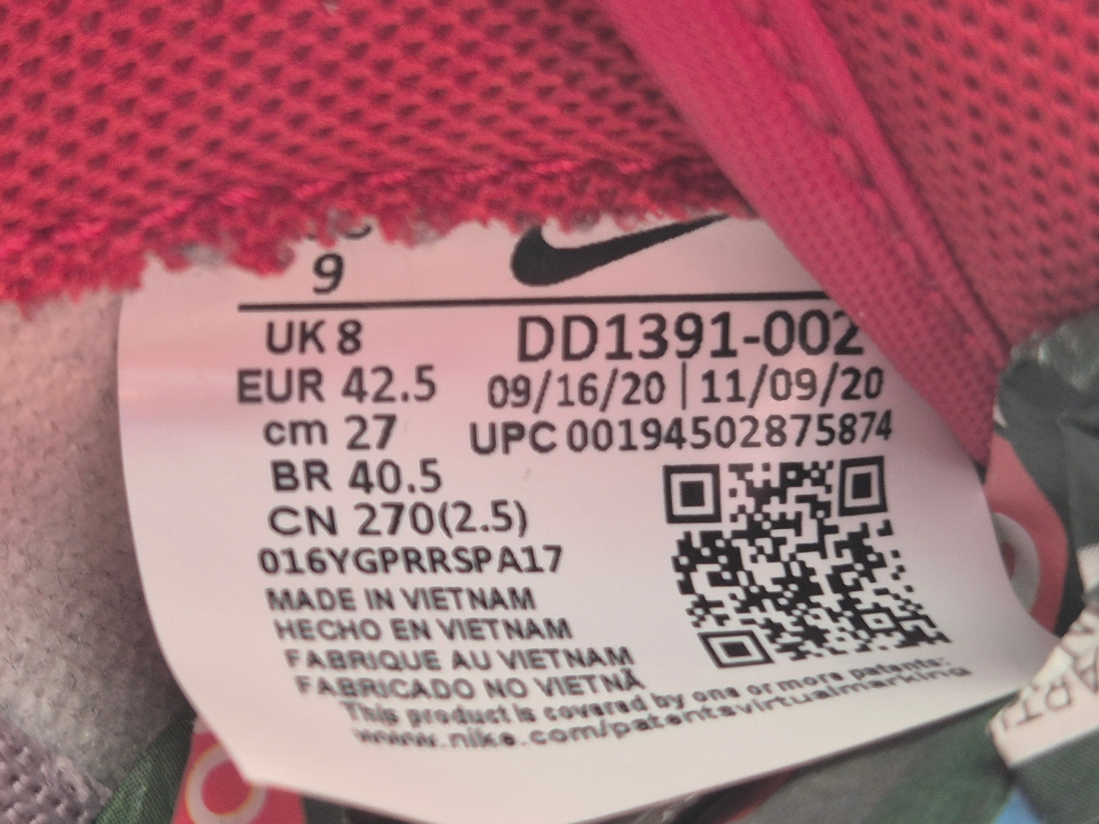 Nike Dunk Low UNLV EU 42,5 Neutral Grau/Rot | Kult-Sneaker | Guter Zustand