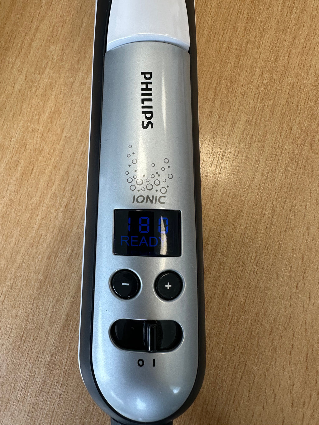Philips HP8297 Hair Straightener, Ceramic, Ionic, Black/Silver, Very Good