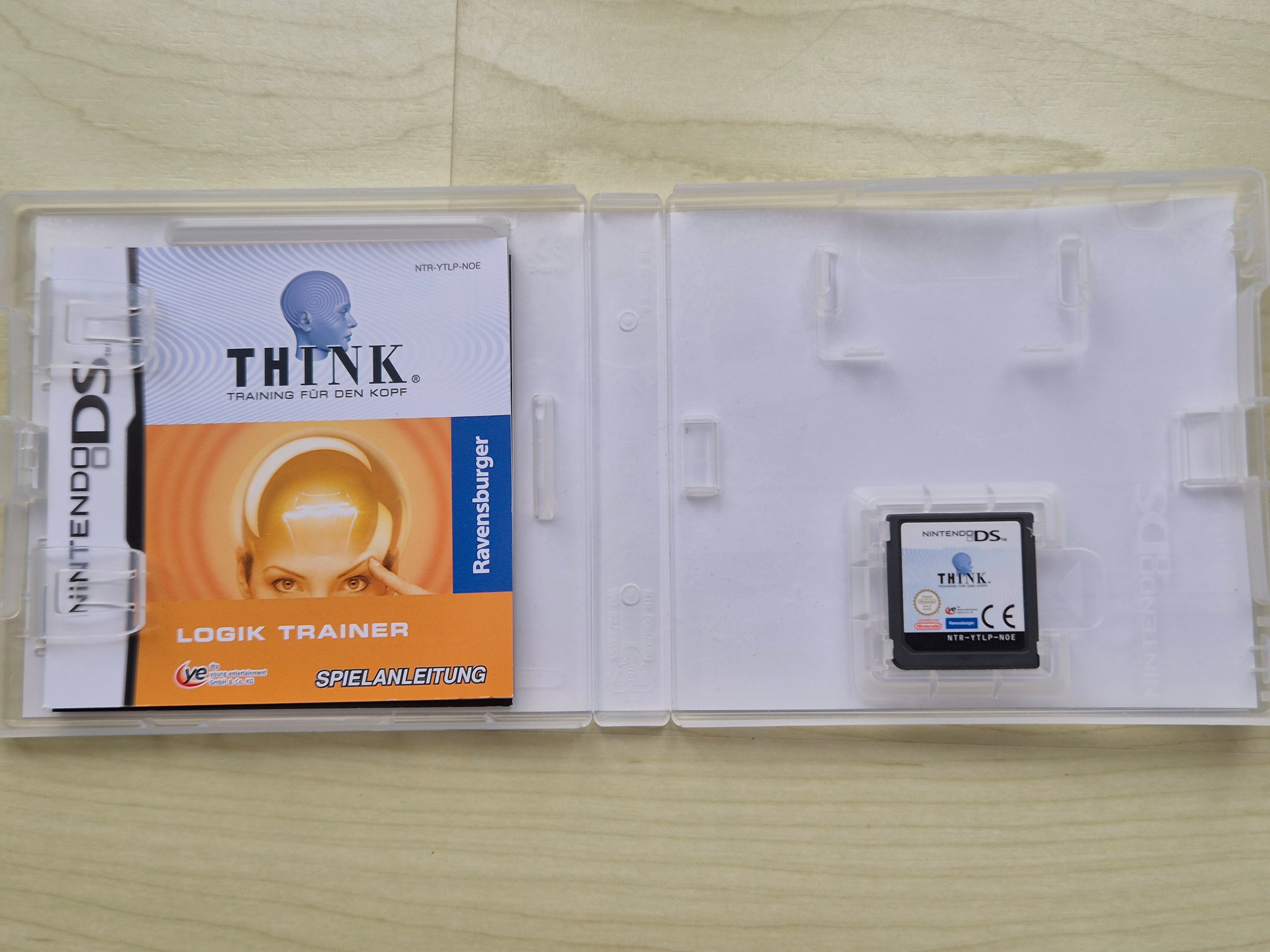 Nintendo DS THINK Logik Trainer Orange/Weiß, OVP & Anleitung, sehr gut