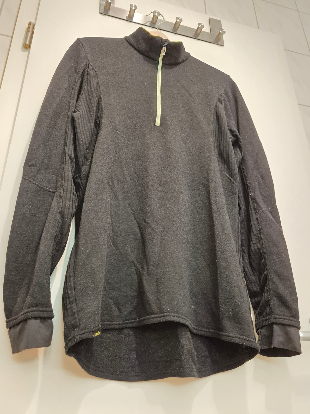Wed’ze Herren Ski-Unterhemd L Schwarz 1/2-Zip Wolle • Gut | by Cirkular