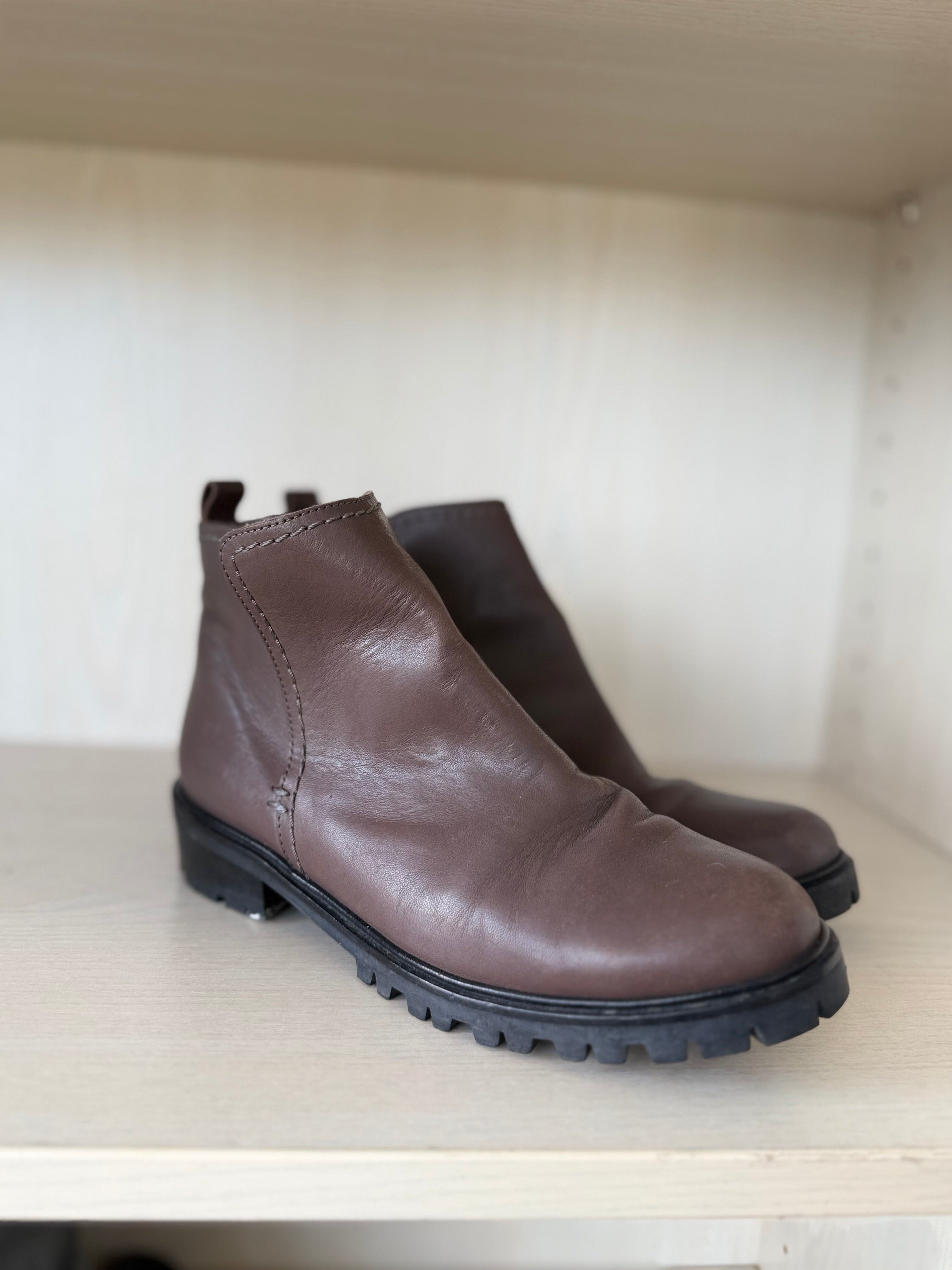 Schumacher Chelsea Boots Braun Leder Gr. 38 – sehr guter Zustand