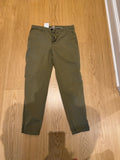 Hugo Boss Women’s Chino Trousers | Olive Green | EU 40 | Cotton | Normal Use