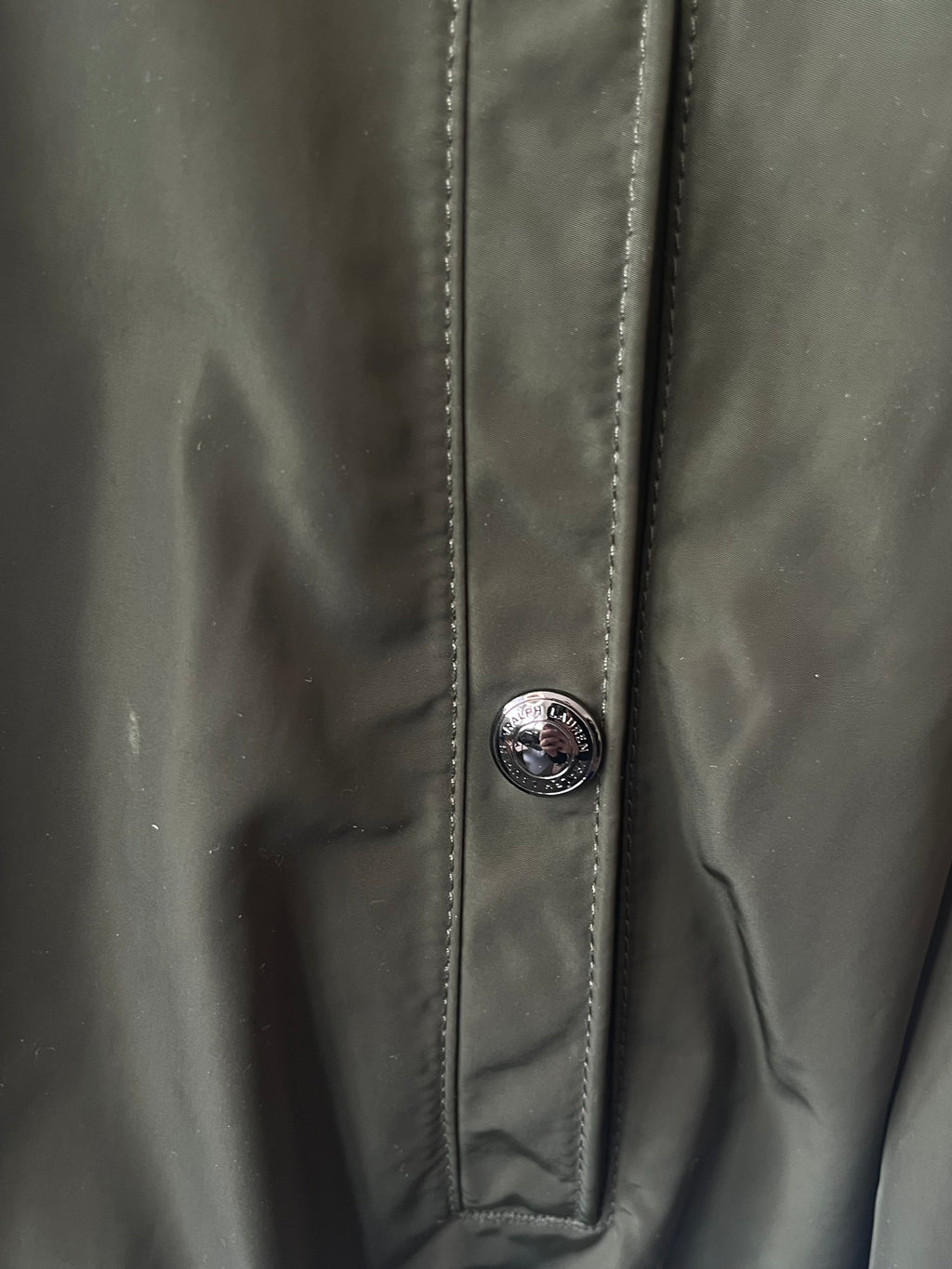 Polo Ralph Lauren Bomberjacke Olive XL Nylon Sehr Gut