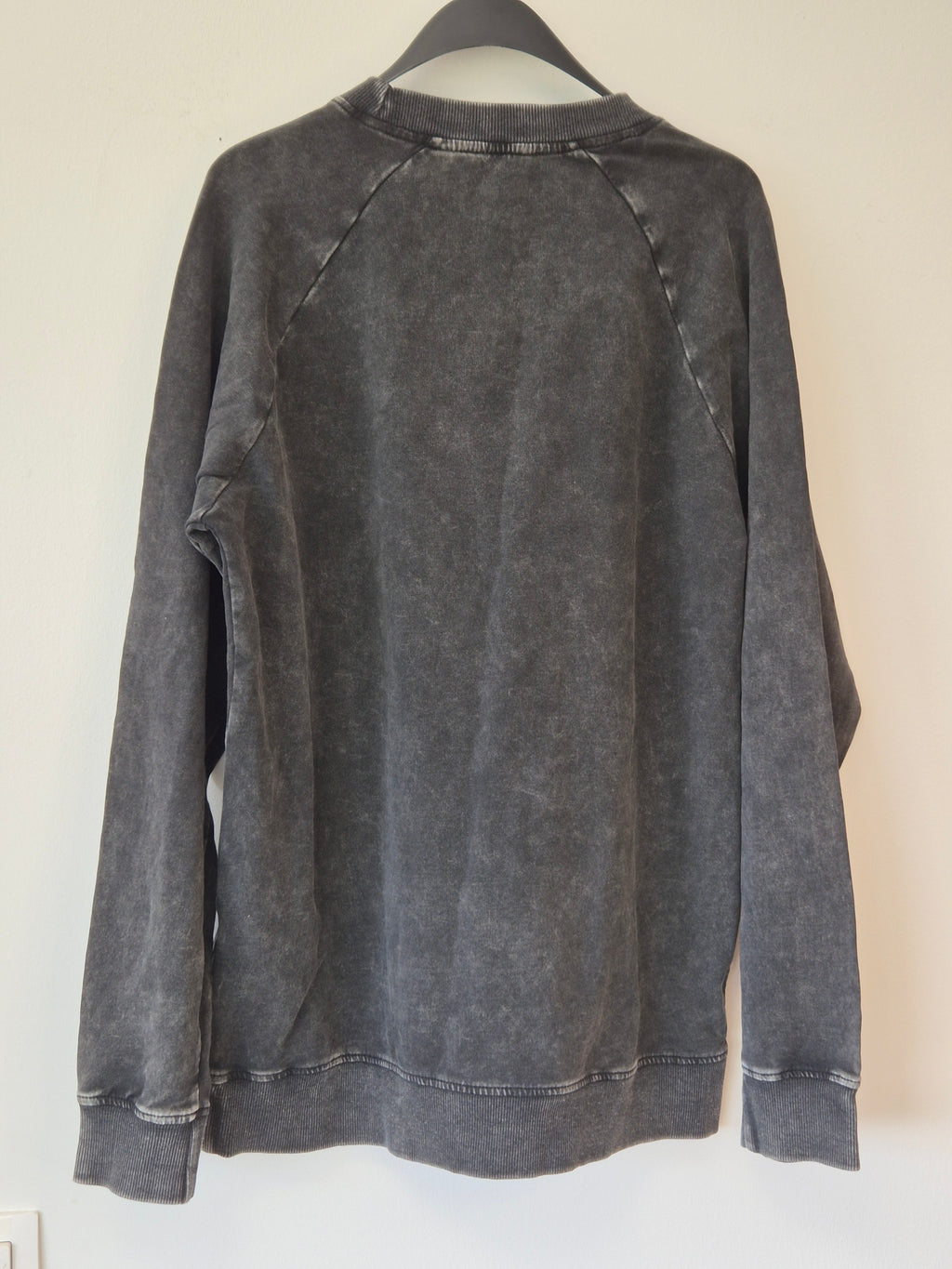 Balmain Paris Sweatshirt M | Dark Gray | Logo Print | Very Good