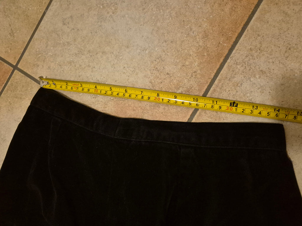 Unbranded Cordhose Wide-Leg | Schwarz | Größe M | Baumwolle | Guter Zustand