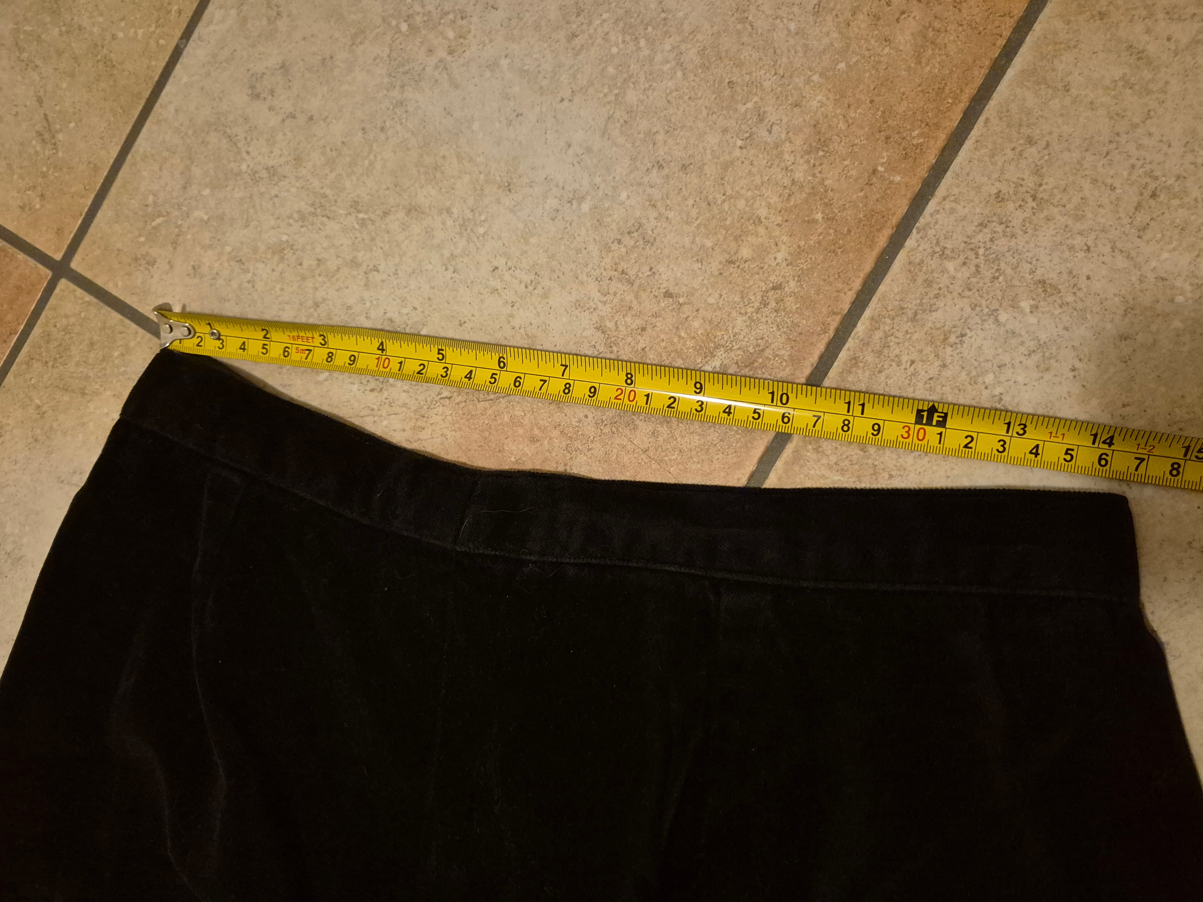 Unbranded Cordhose Wide-Leg | Schwarz | Größe M | Baumwolle | Guter Zustand