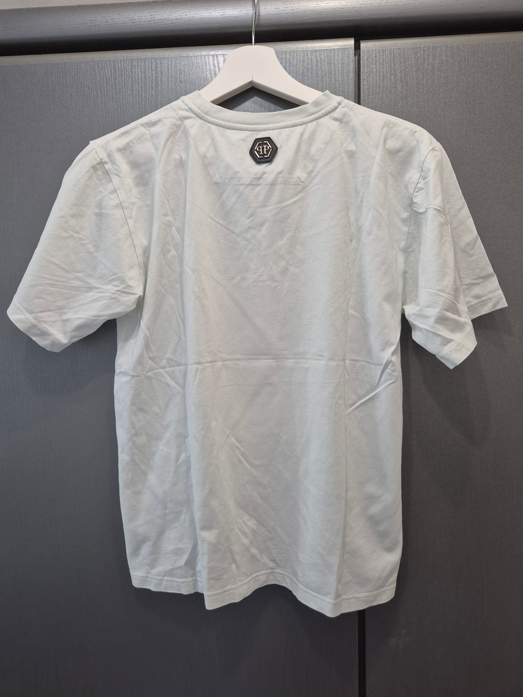 Philipp Plein Junior T-Shirt 152/12y – Teddy Bear & Crystals, White, Used