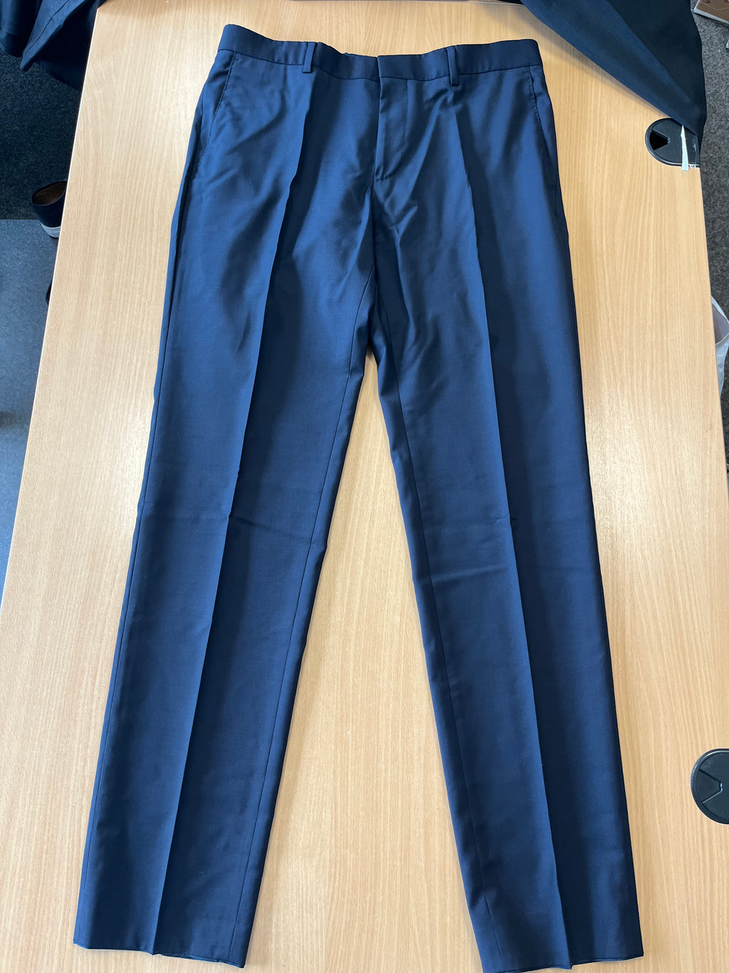 Hugo Boss Classic Fit Anzughose, Gr. 50, Navy, Sehr Gut