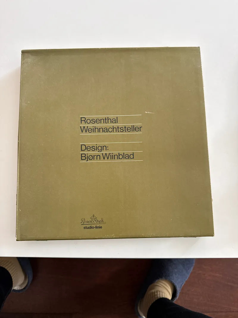 Rosenthal Christmas Collector Plate – Studio Line, Björn Wiinblad, Porcelain, VG